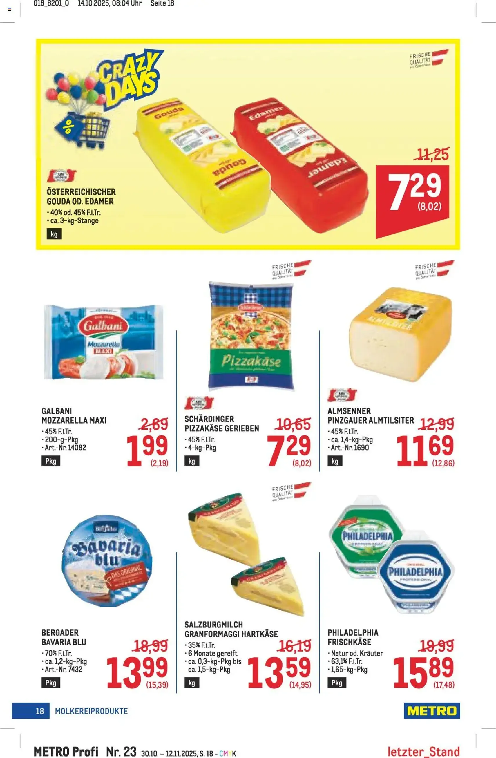 Metro angebote Profi - Gültiger Prospekt ab 30.10.2025, Seite 18 von insgesamt 64 Metro angebote Profi - Gültiger Prospekt ab 30.10.2025, Seite 18 von insgesamt 64