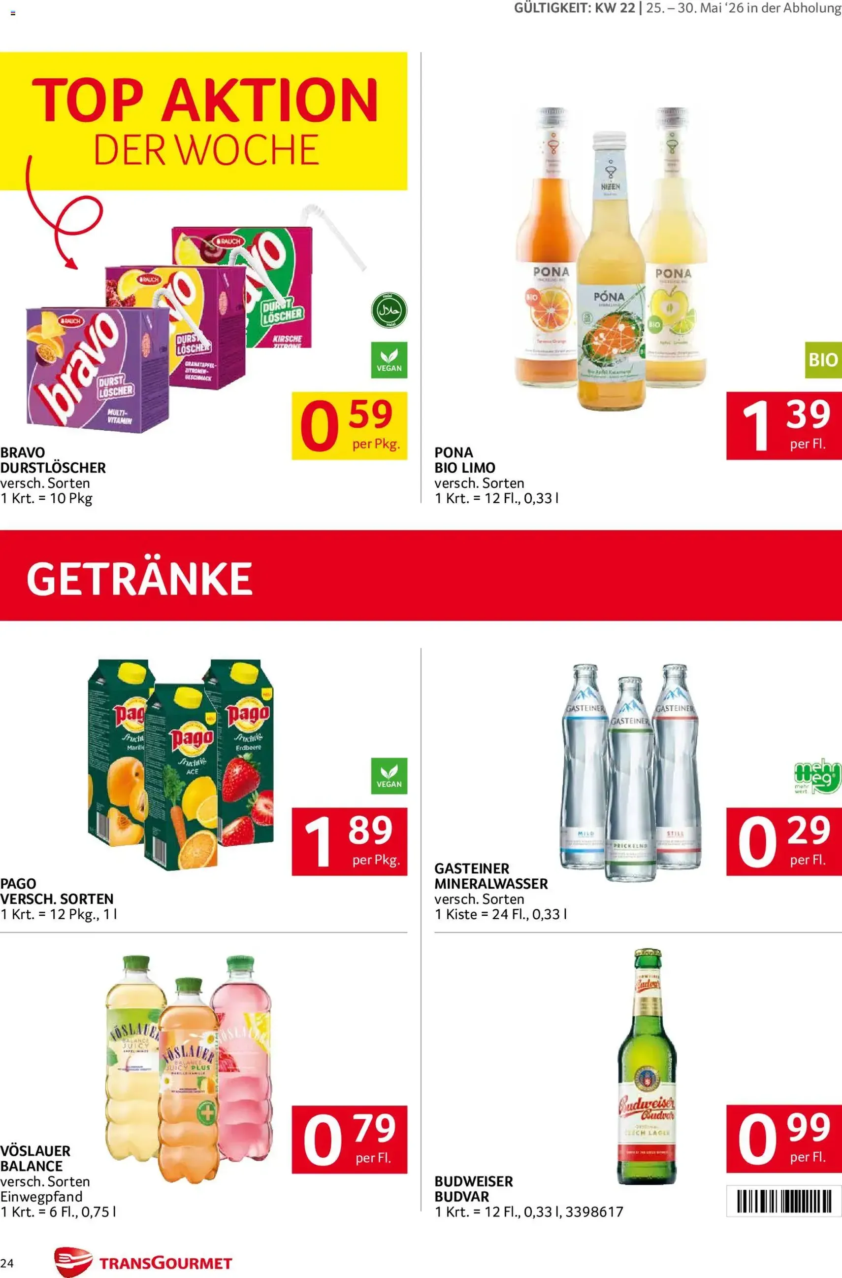 Transgourmet Flugblatt - Gültiger Prospekt ab 25.05.2026, Seite 23 von insgesamt 35
