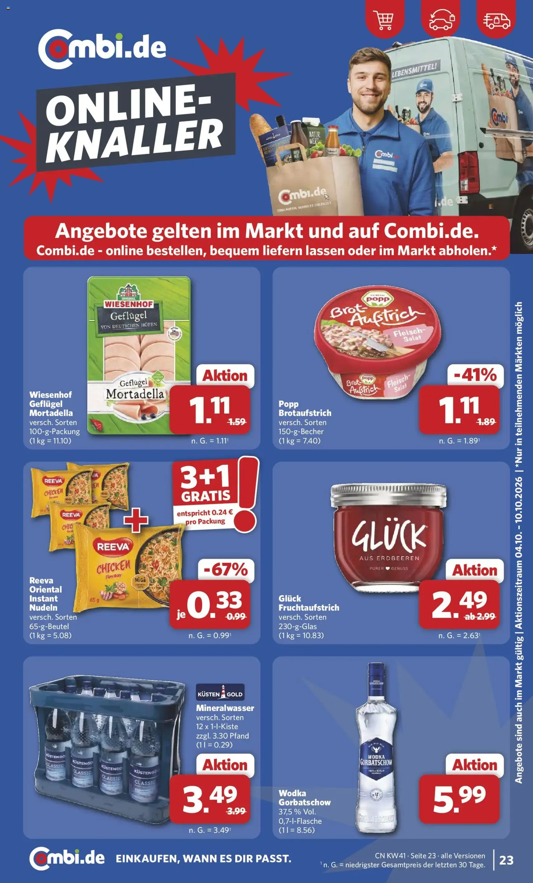 Combi Prospekt - Gültiger Prospekt ab 05.10.2026, Seite 25 von insgesamt 34