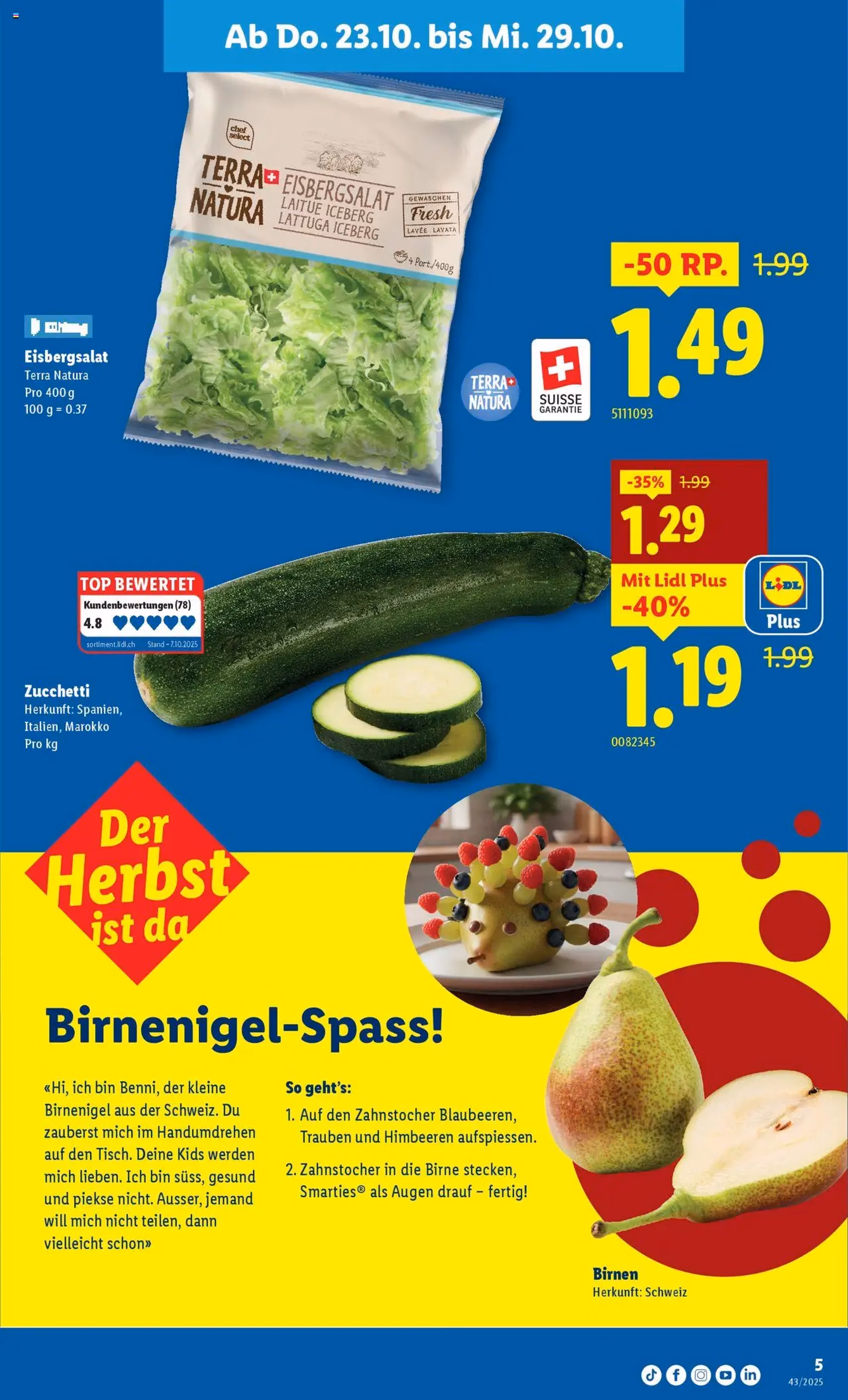 Lidl Aktionen - Gültiger Prospekt ab 23.10.2025, Seite 5 von insgesamt 32