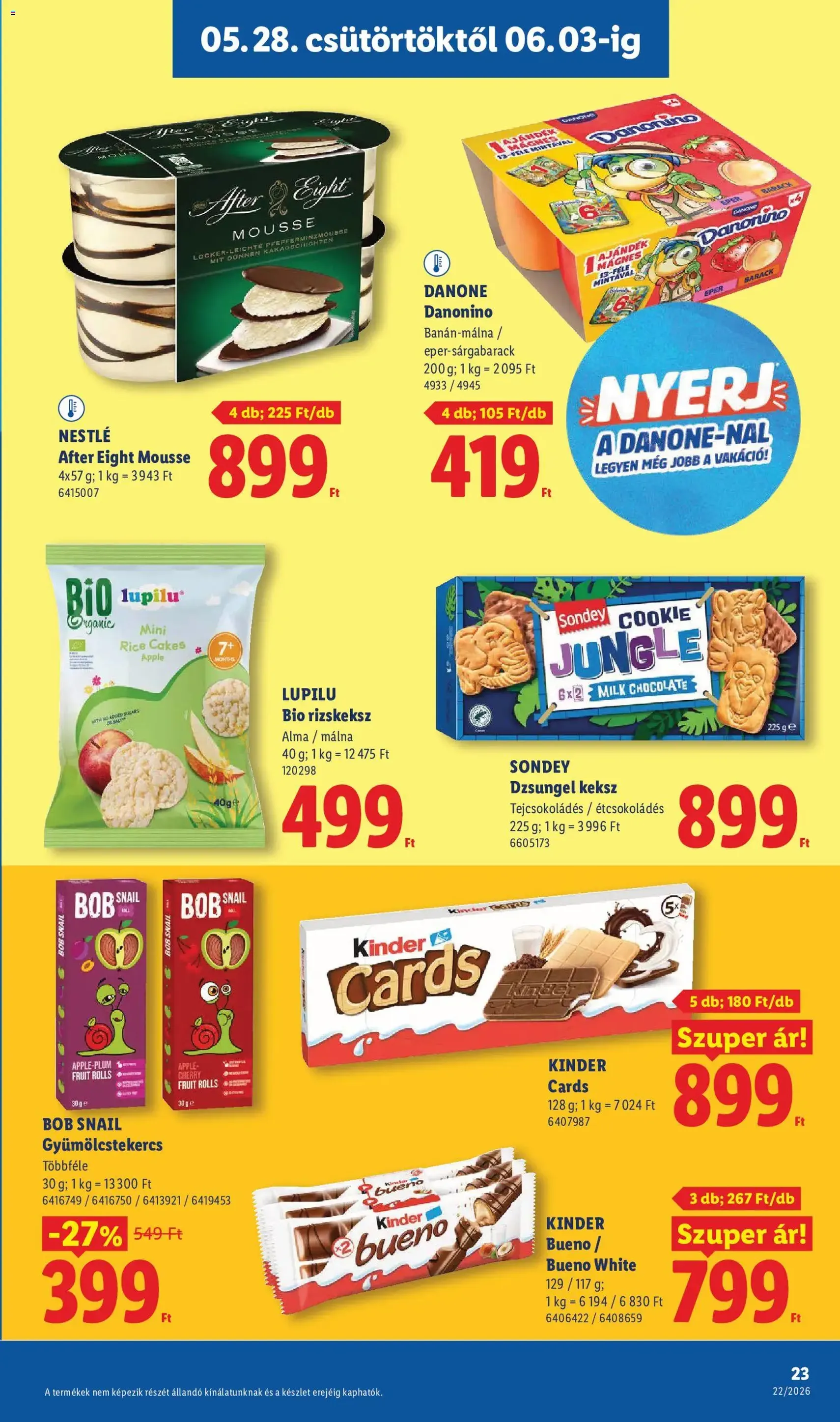 Lidl akciós újság - 2026.05.28. érvényes szórólap 23 oldal 74 oldalból