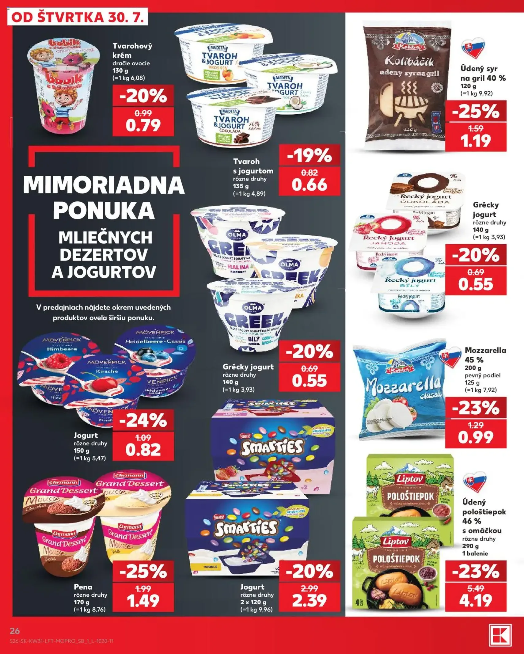 Kaufland SK akciós újság - 2026.07.30. érvényes szórólap 26 oldal 74 oldalból