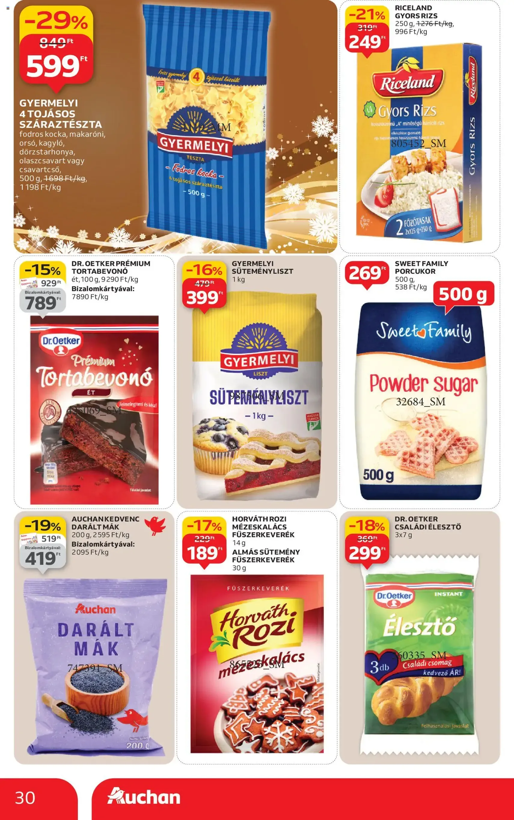 Auchan Akciós újság - 2025.12.18. érvényes szórólap 30 oldal 60 oldalból