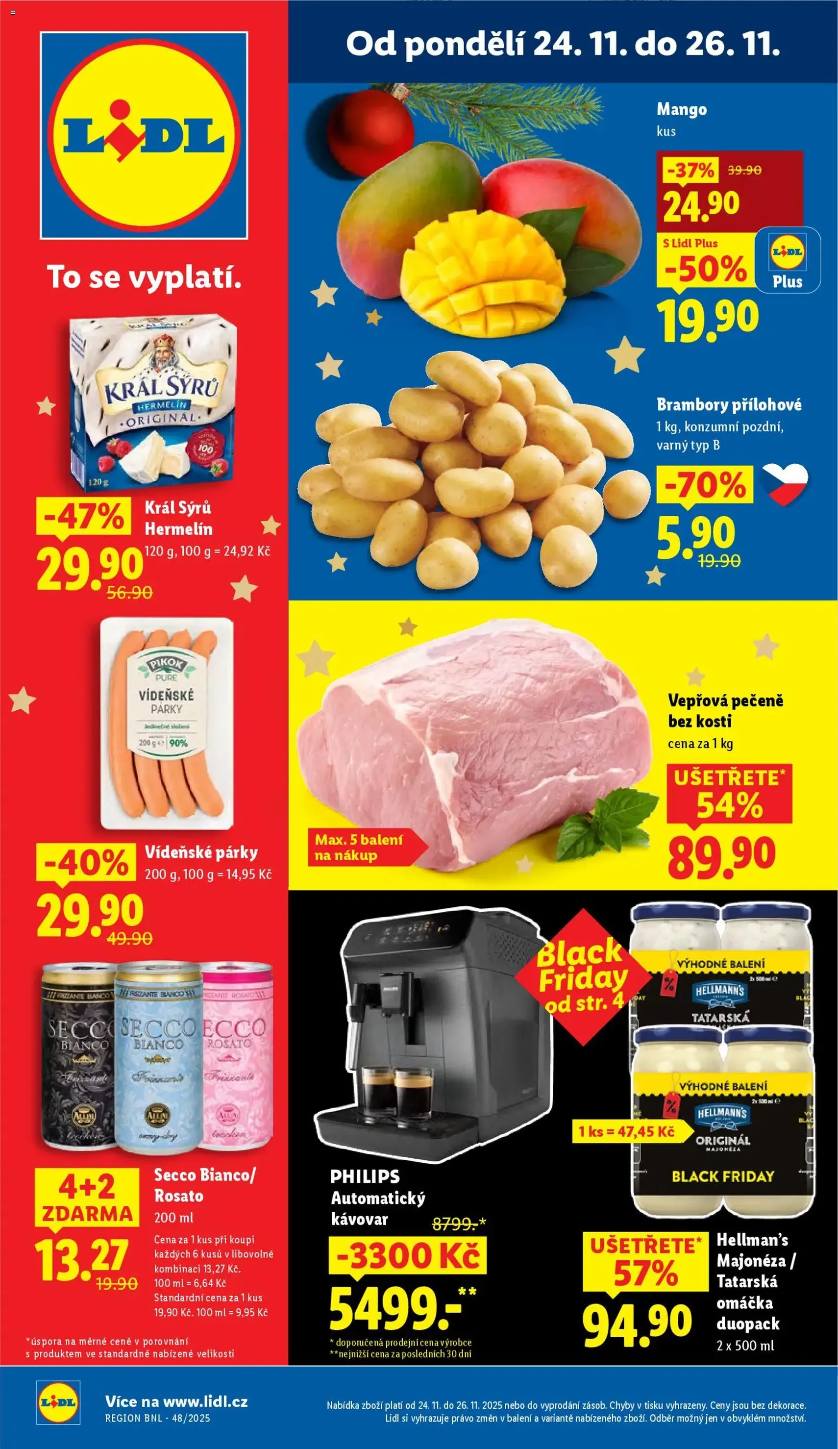 Lidl Black Friday - platný leták od 24.11.2025 strana 1 z 47