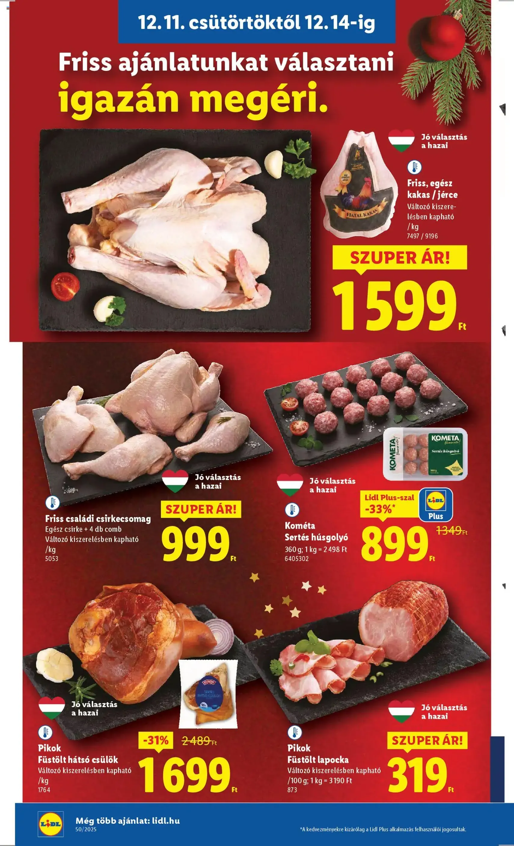 Lidl Akciós újság - 2025.12.11. érvényes szórólap 4 oldal 66 oldalból