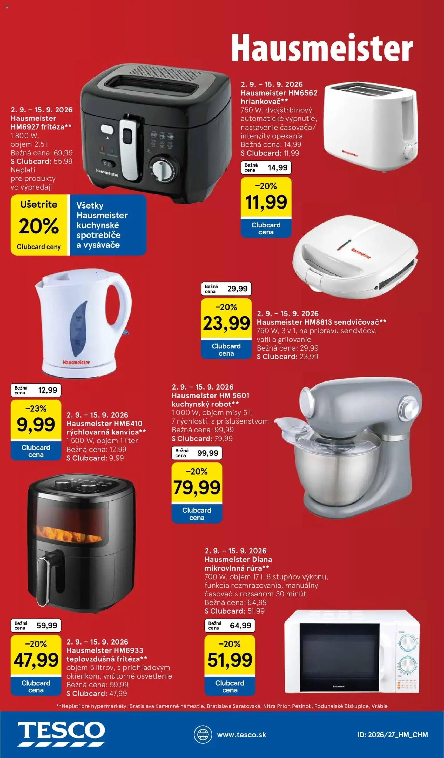 Tesco Hypermarket - leták - platný leták od 02.09.2026 strana 41 z 41