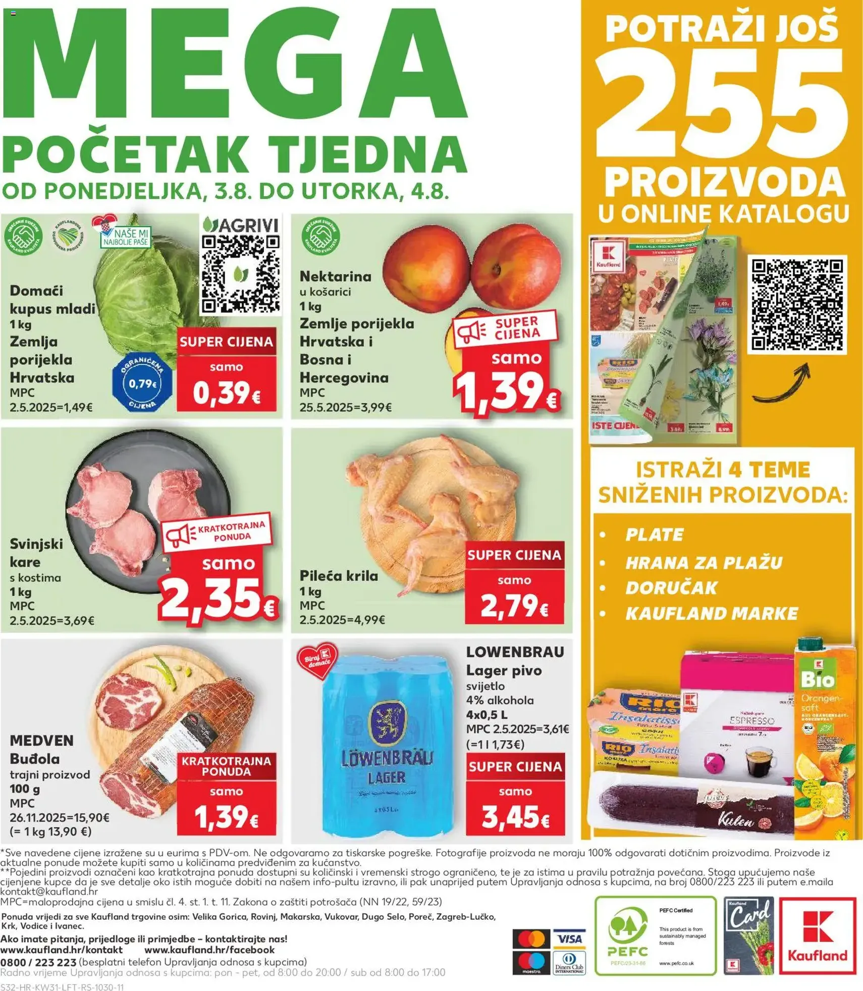 Kaufland HR akciós újság - 2026.07.29. érvényes szórólap 32 oldal 32 oldalból