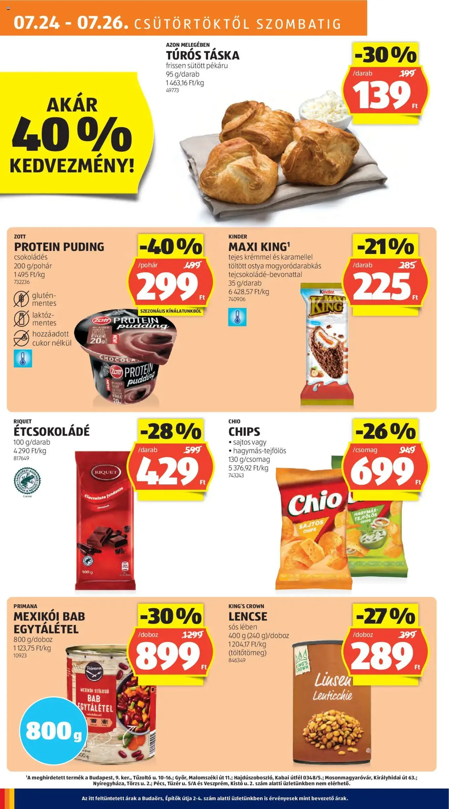 Aldi Akciós újság - 2025.07.24. érvényes szórólap 12 oldal 50 oldalból Aldi Akciós újság - 2025.07.24. érvényes szórólap 12 oldal 50 oldalból