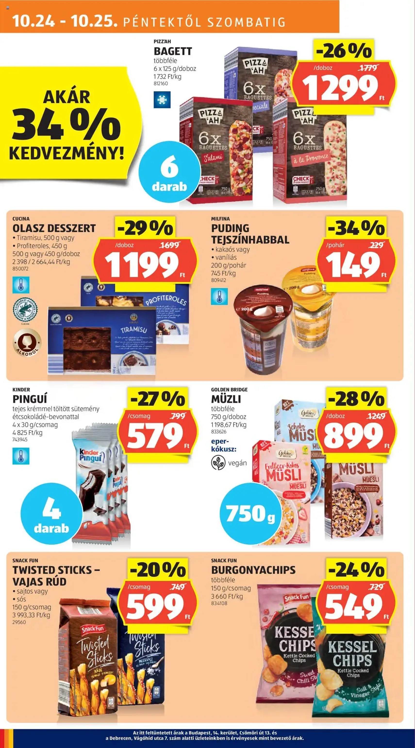 Aldi Akciós újság - 2025.10.24. érvényes szórólap 12 oldal 51 oldalból Aldi Akciós újság - 2025.10.24. érvényes szórólap 12 oldal 51 oldalból