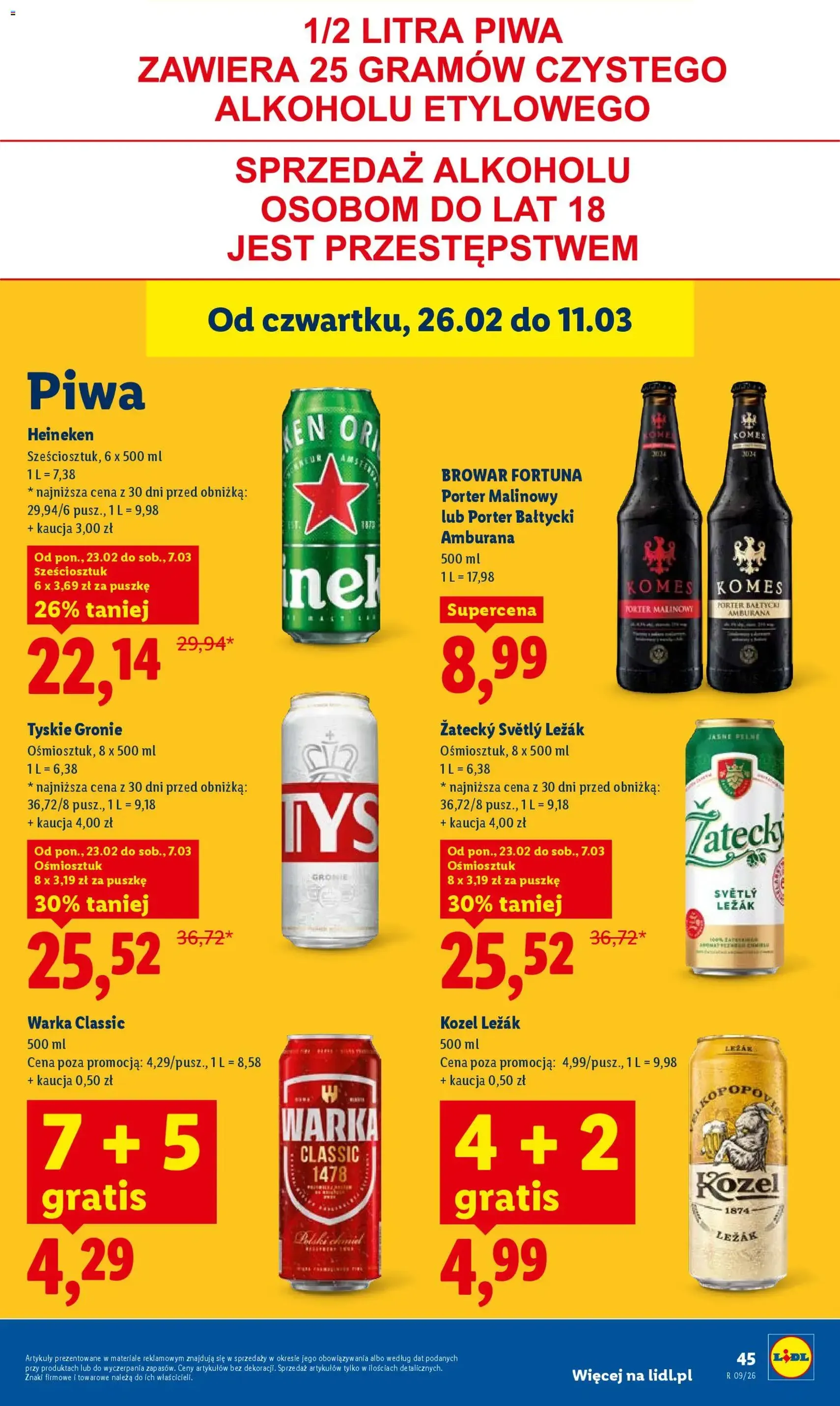 Lidl Gazetka - ważny gazetka od 26.02.2026 strona 45 z 57