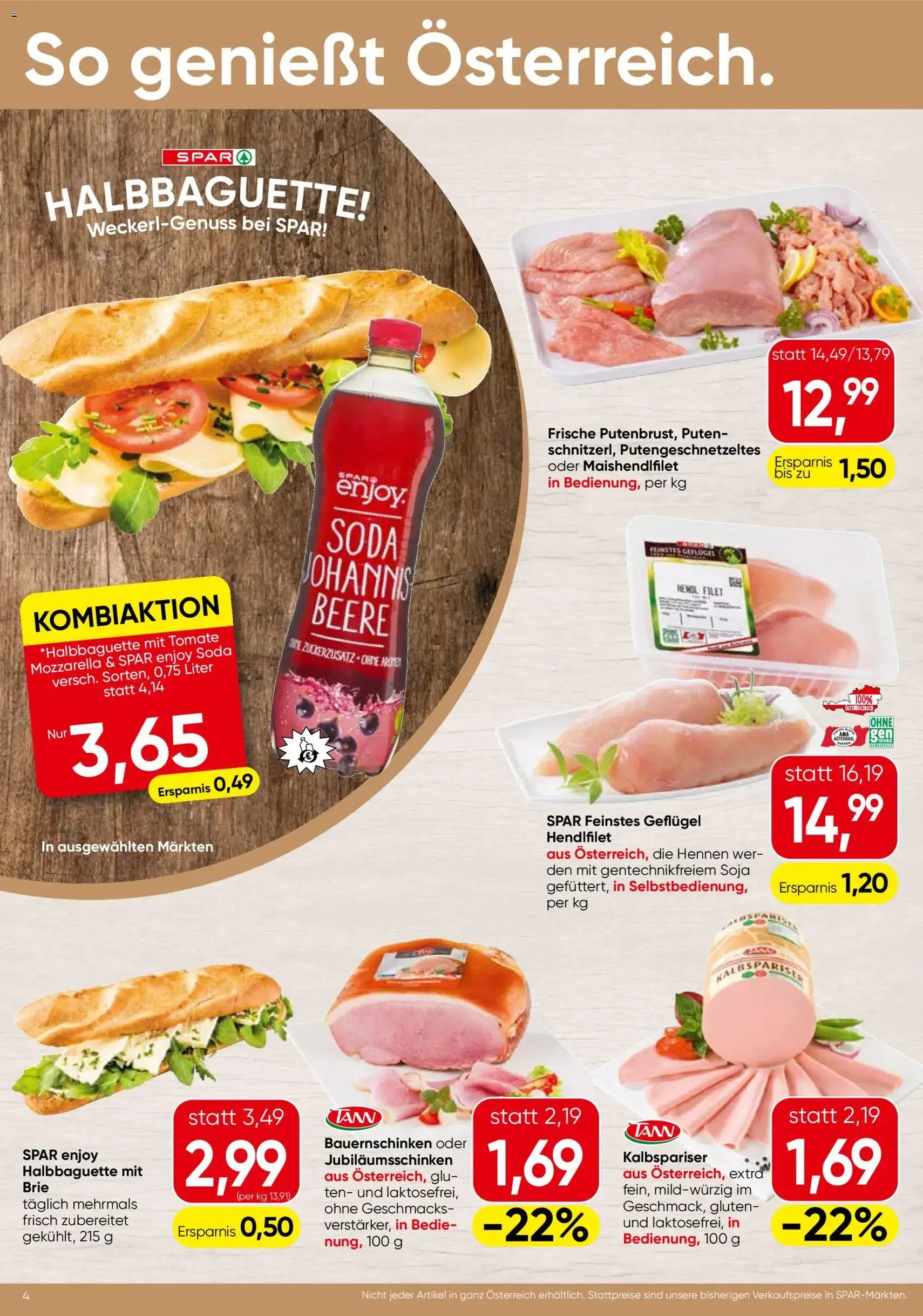 Spar Flugblatt - Gültiger Prospekt ab 15.10.2026, Seite 4 von insgesamt 18