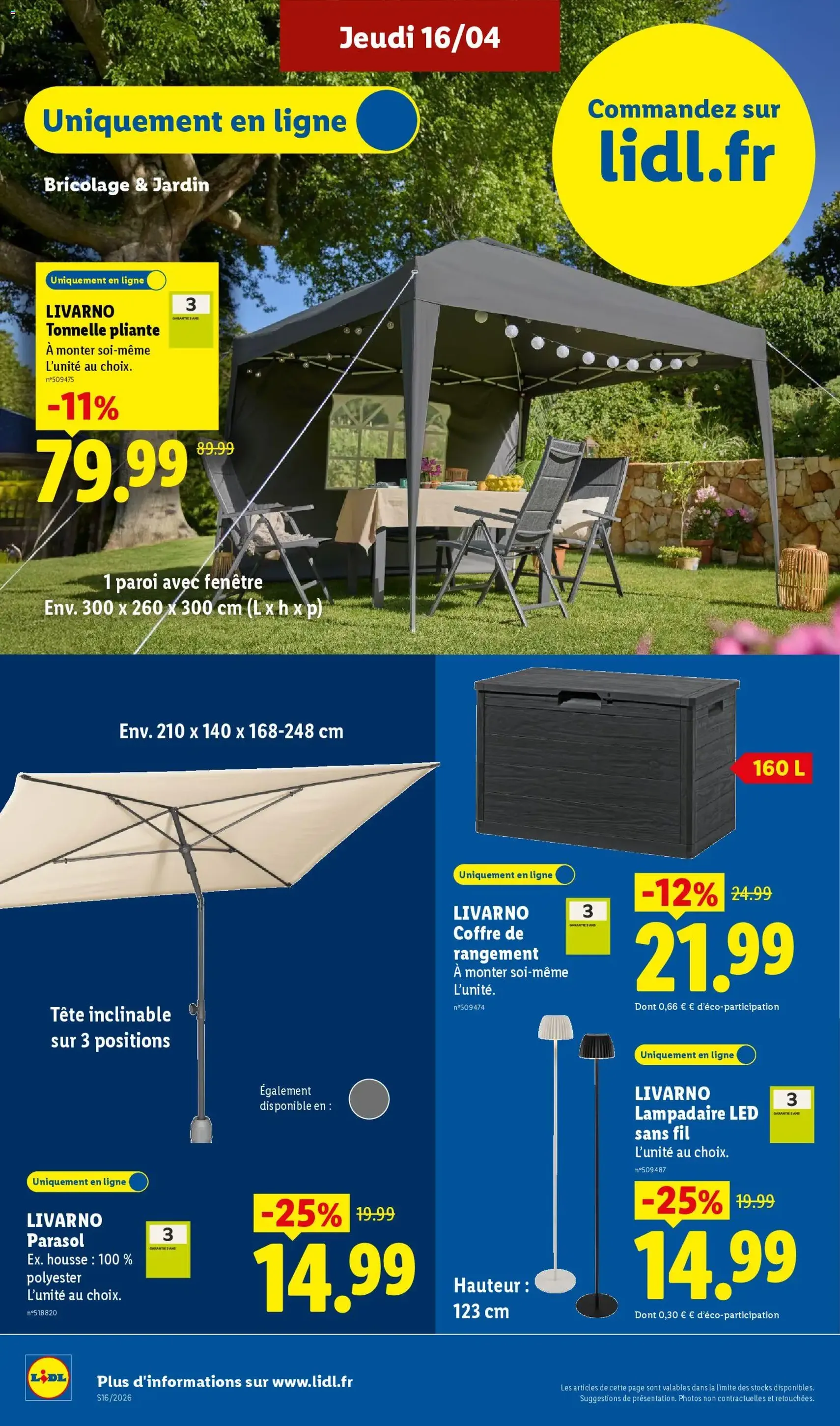 LIDL catalogue - brochure valable à partir du 16/04/2026, page 40 sur 67