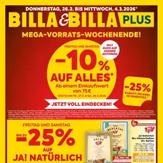 Billa AT Akciós újság - szórólap előnézete érvényes 2026.02.26. -tól