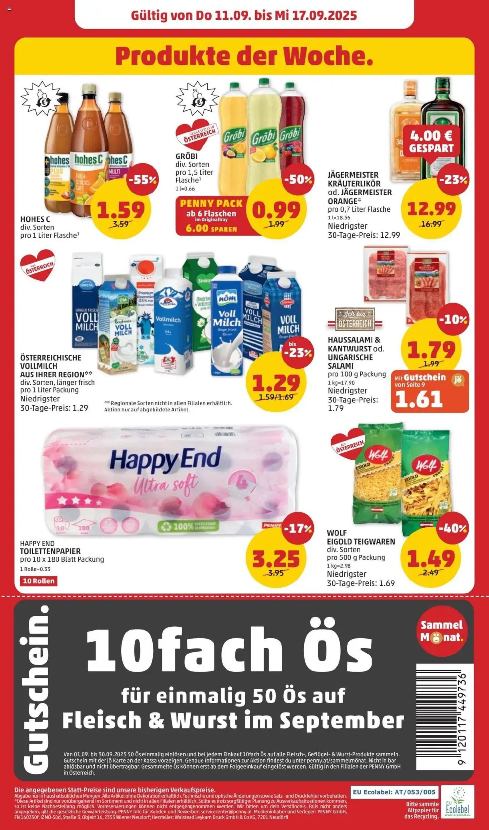 Penny Markt Flugblatt - Gültiger Prospekt ab 11.09.2025, Seite 24 von insgesamt 28 Penny Markt Flugblatt - Gültiger Prospekt ab 11.09.2025, Seite 24 von insgesamt 28