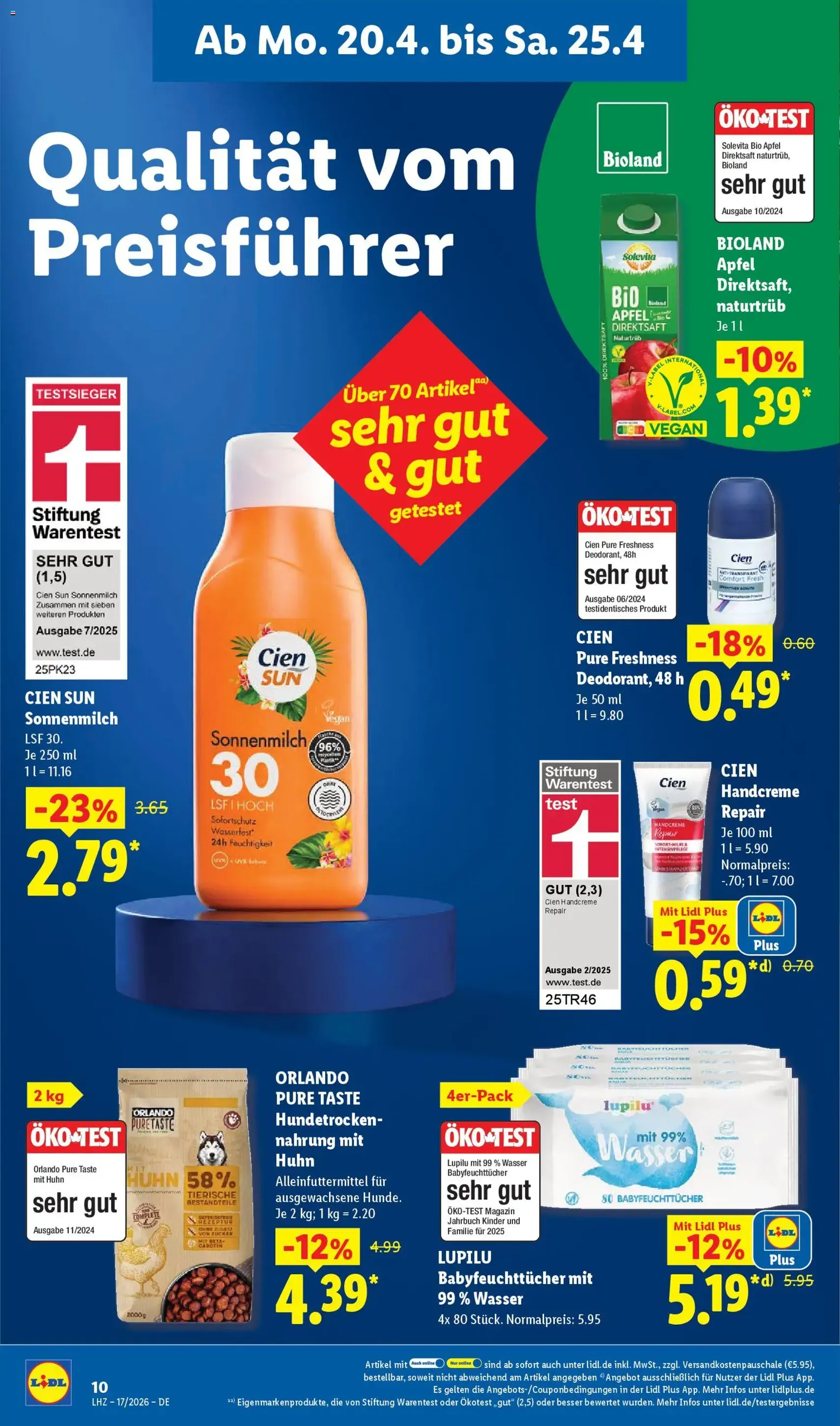 Lidl Prospekt - Gültiger Prospekt ab 20.04.2026, Seite 22 von insgesamt 68