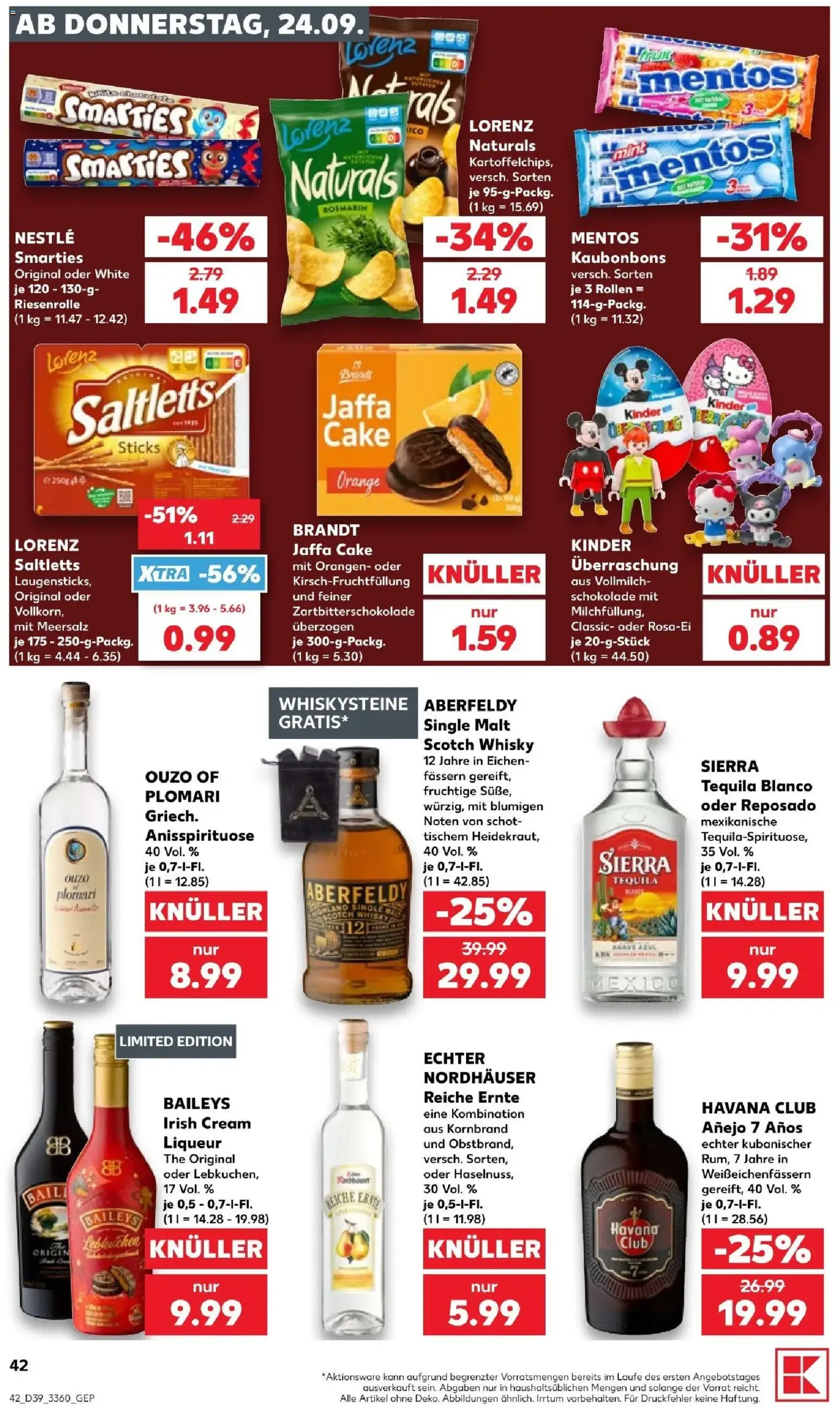 Kaufland Prospekt - Gültiger Prospekt ab 24.09.2026, Seite 42 von insgesamt 72
