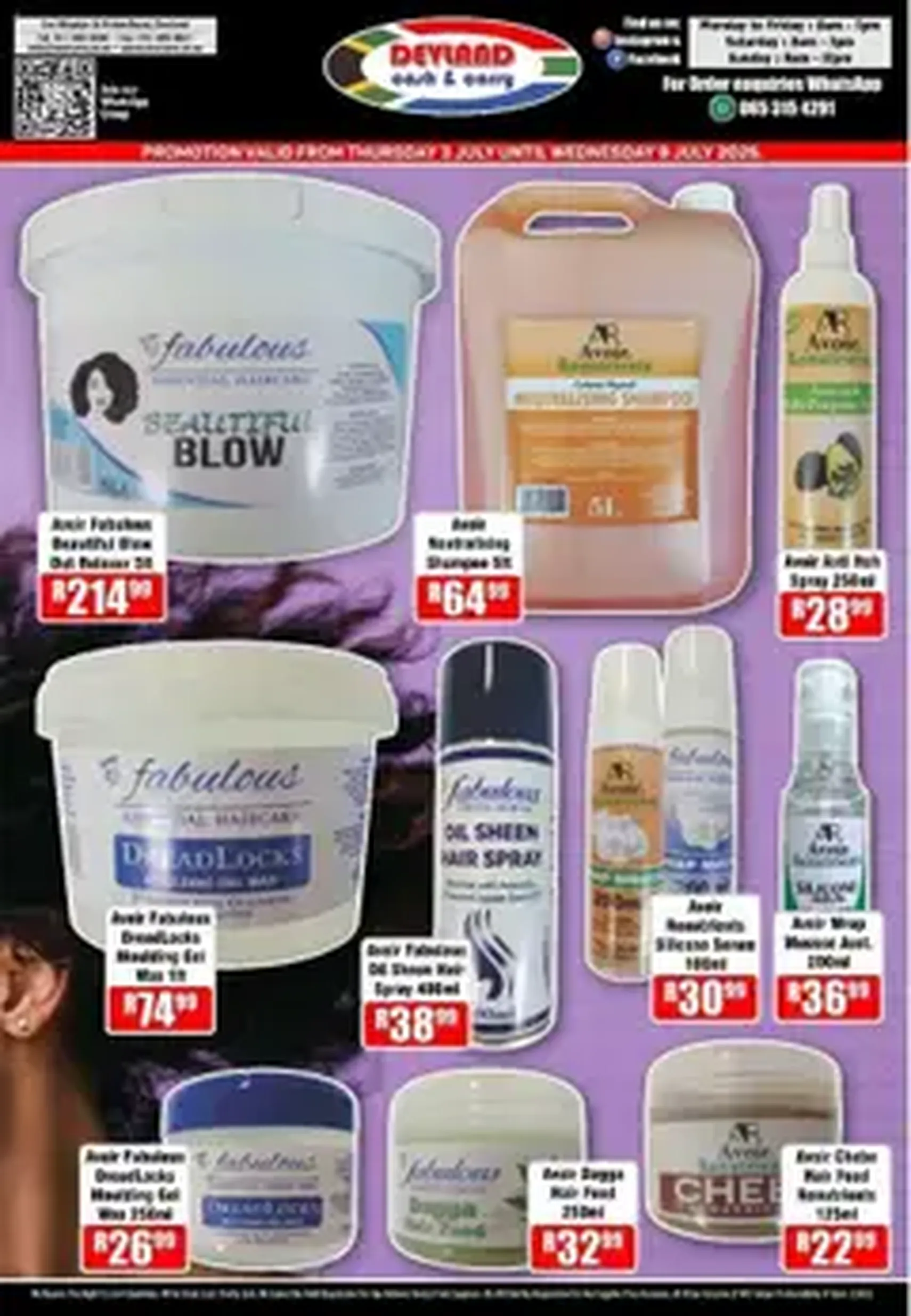 Devland Specials - valid flyer from 03/07/2025, page 1 of 1