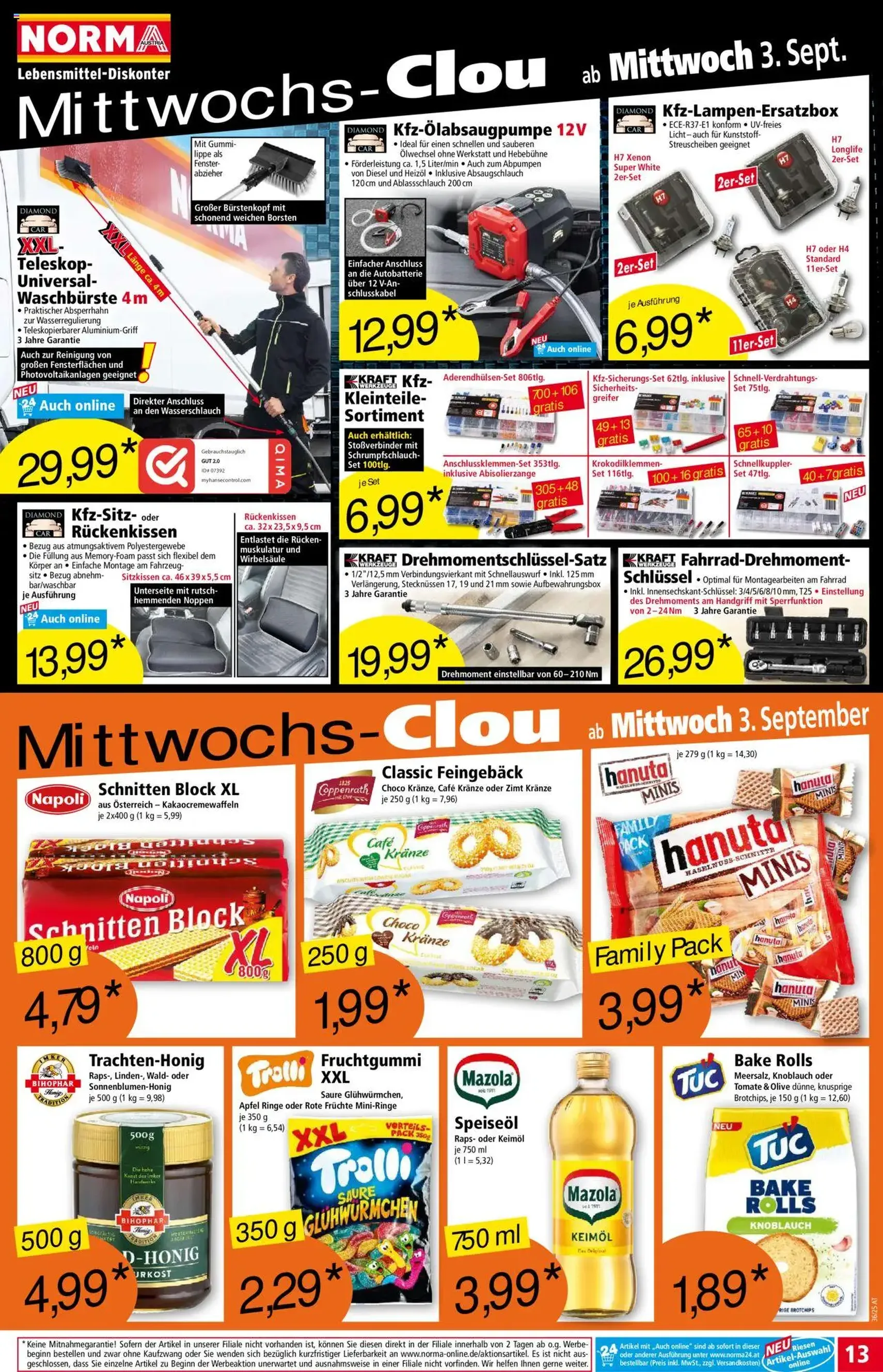 Norma Flugblatt - Gültiger Prospekt ab 01.09.2025, Seite 13 von insgesamt 18 Norma Flugblatt - Gültiger Prospekt ab 01.09.2025, Seite 13 von insgesamt 18