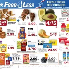 Food 4 Less Weekly Ad - Flyer preview valid from 05/27/2026