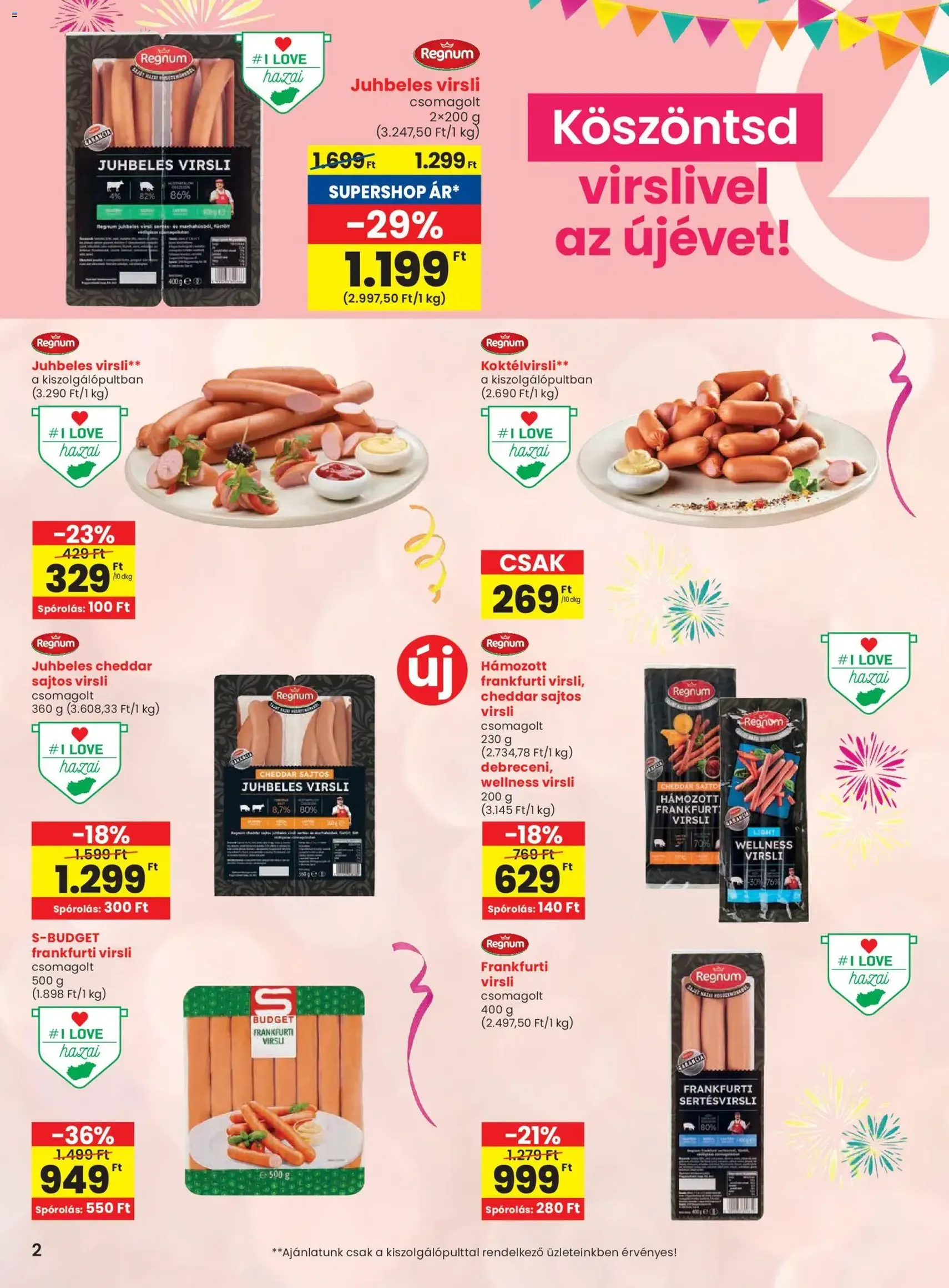 Spar Akciós újság - 2025.12.23. érvényes szórólap 2 oldal 16 oldalból