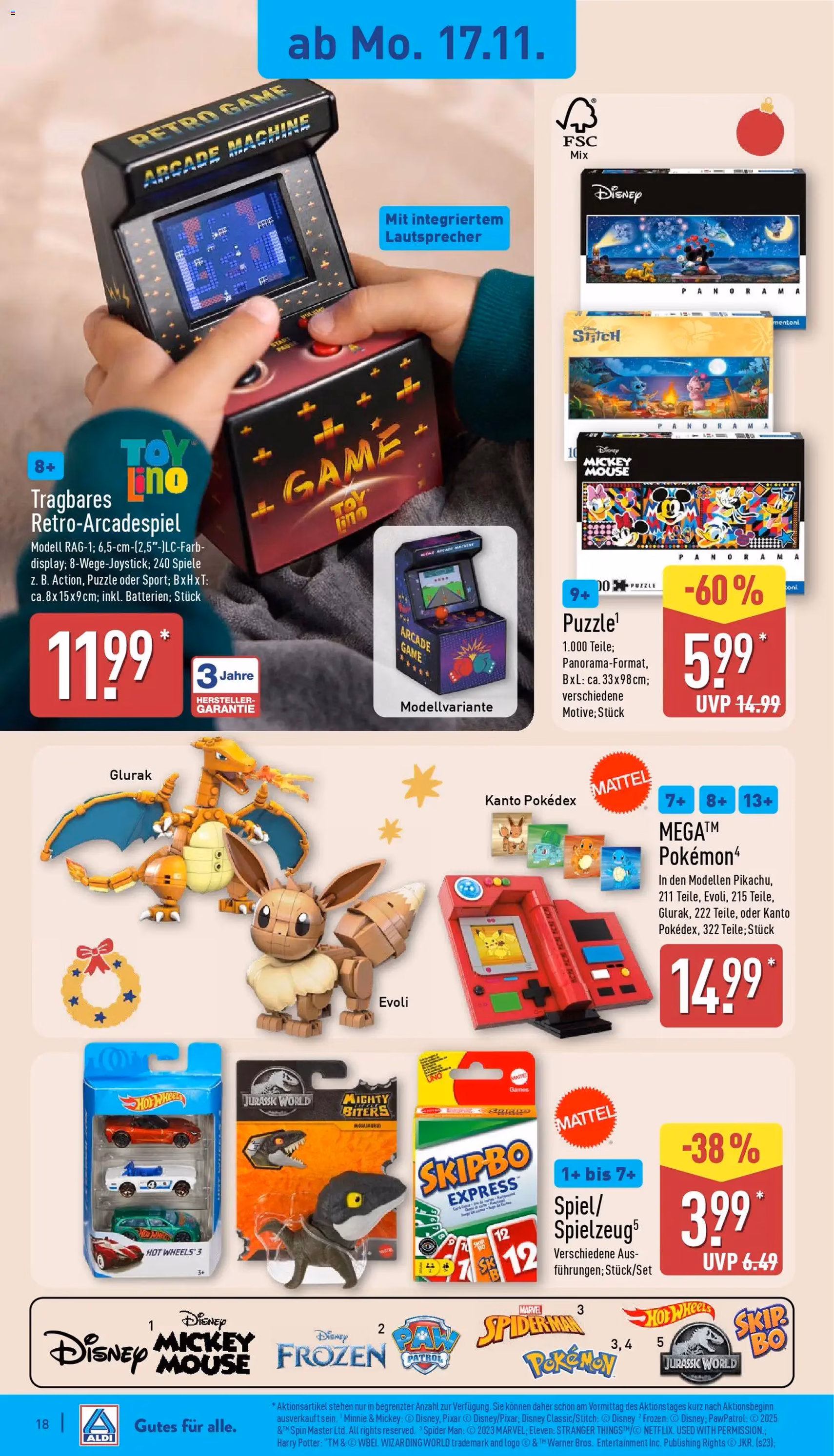 Aldi Prospekt - Gültiger Prospekt ab 17.11.2025, Seite 18 von insgesamt 50