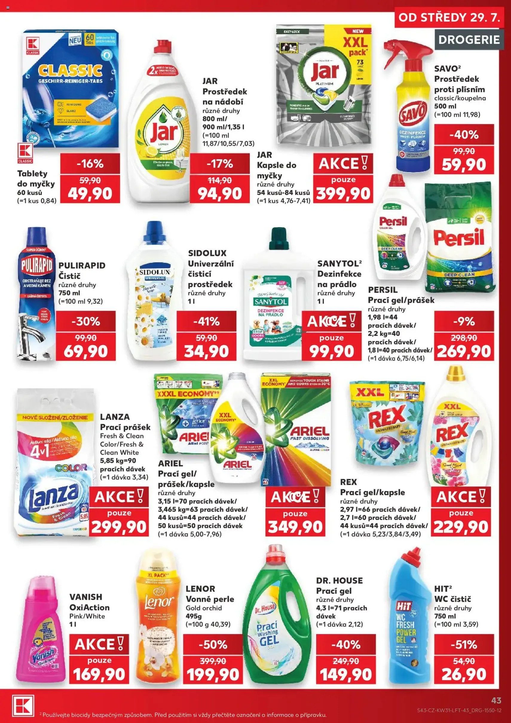 Kaufland leták - platný leták od 29.07.2026 strana 43 z 54