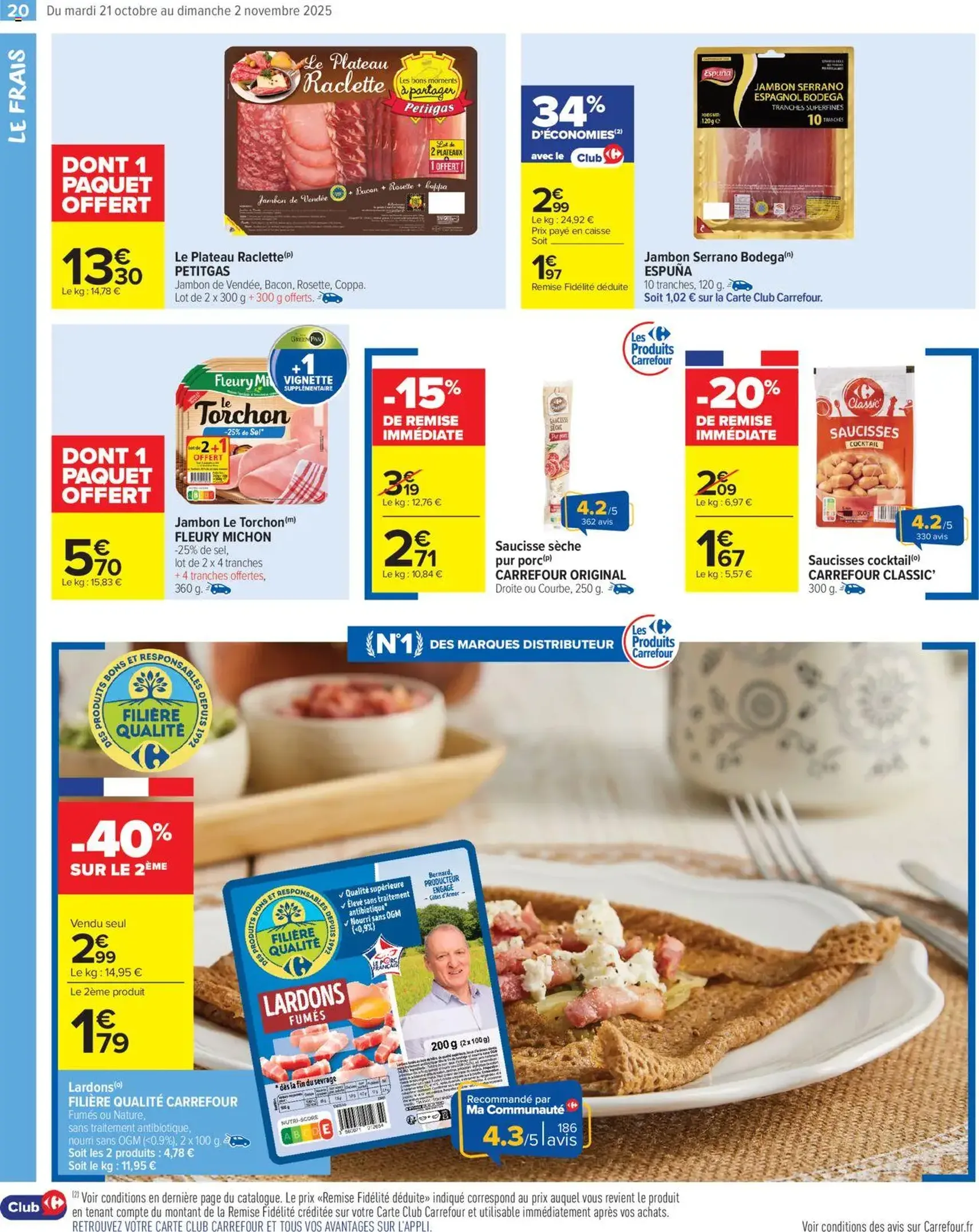 Carrefour Market catalogue semaine 43 - brochure valable à partir du 21/10/2025, page 22 sur 54 Carrefour Market catalogue semaine 43 - brochure valable à partir du 21/10/2025, page 22 sur 54
