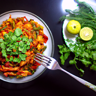 Recipe preview Sri Lankan Chicken Kottu Roti Stir-Fry