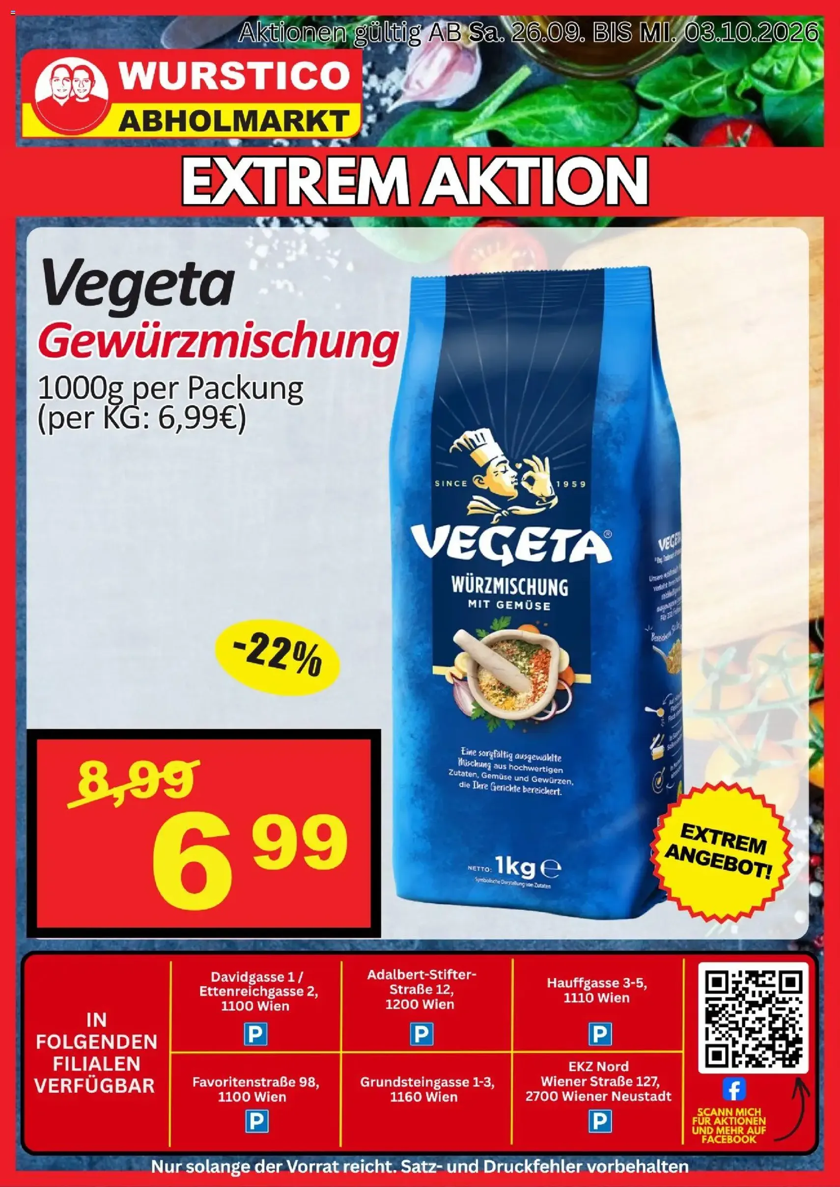 Wurstico Abholmarkt Flugblatt - Gültiger Prospekt ab 01.10.2026, Seite 6 von insgesamt 13