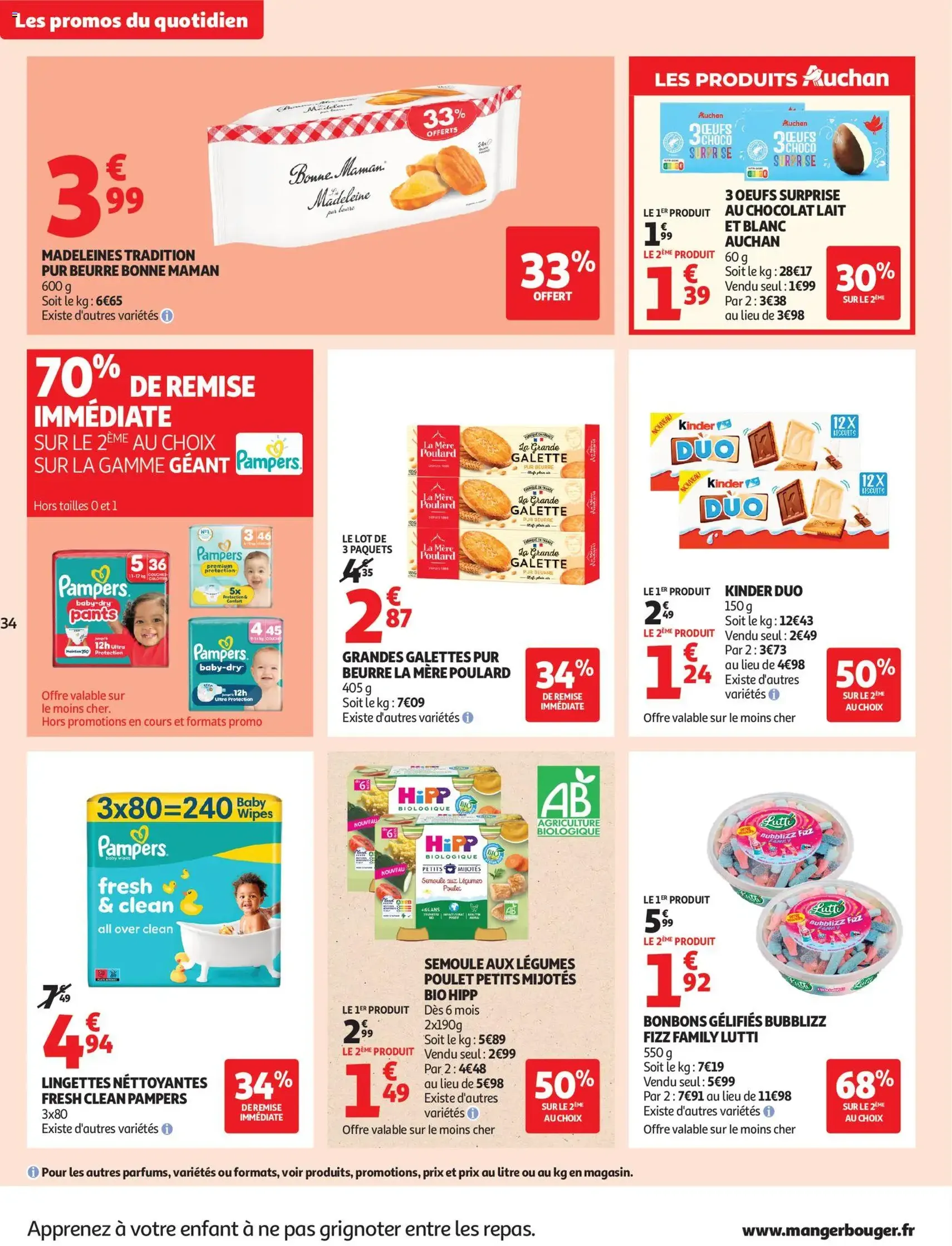 Auchan folder / publicité - geldige folder vanaf 28/07/2026 pagina 34 van 54