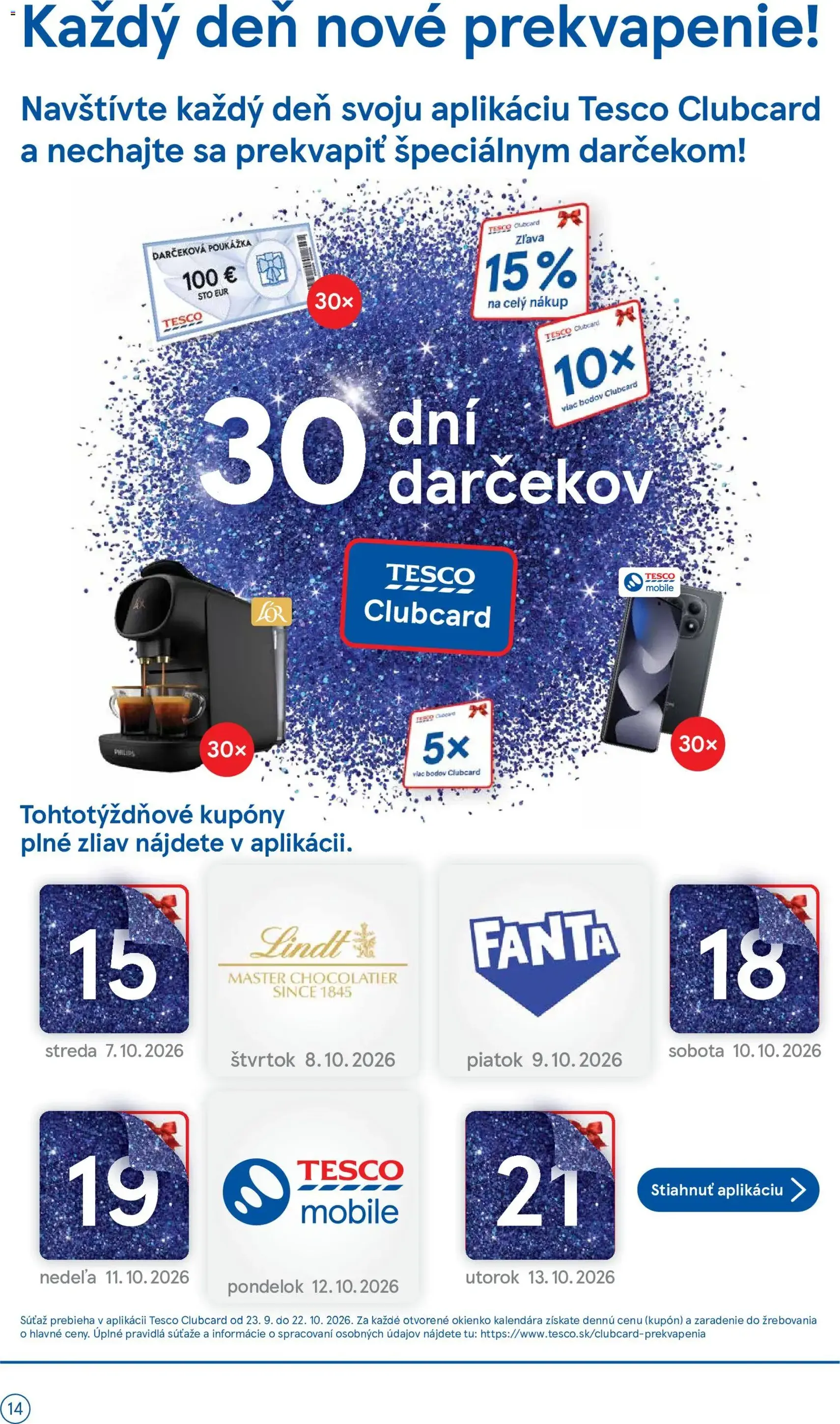 Tesco Hypermarket - leták - platný leták od 07.10.2026 strana 14 z 51
