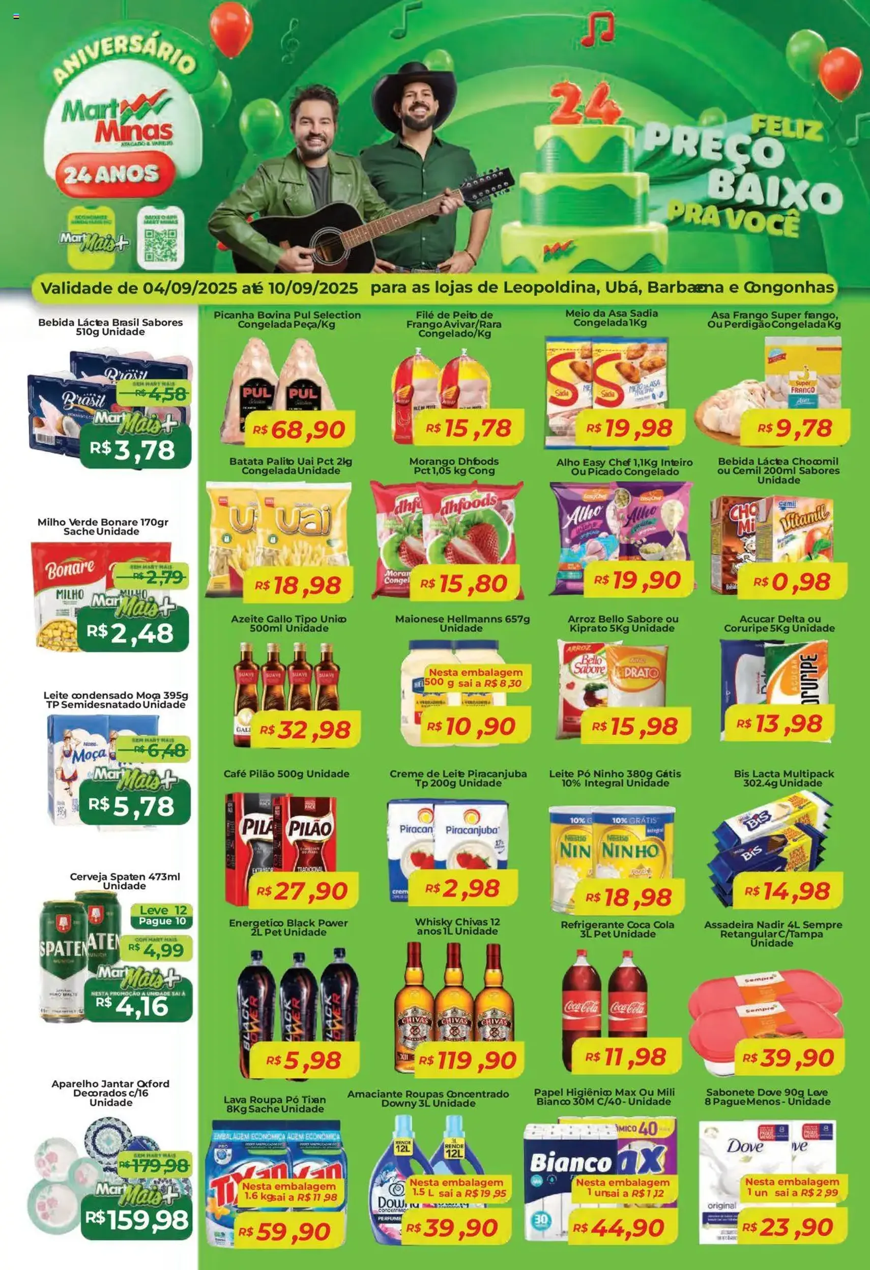 Mart Minas - Ofertas da semana - folheto válido a partir de 04/09/2025 página 1 de 8 Mart Minas - Ofertas da semana - folheto válido a partir de 04/09/2025 página 1 de 8