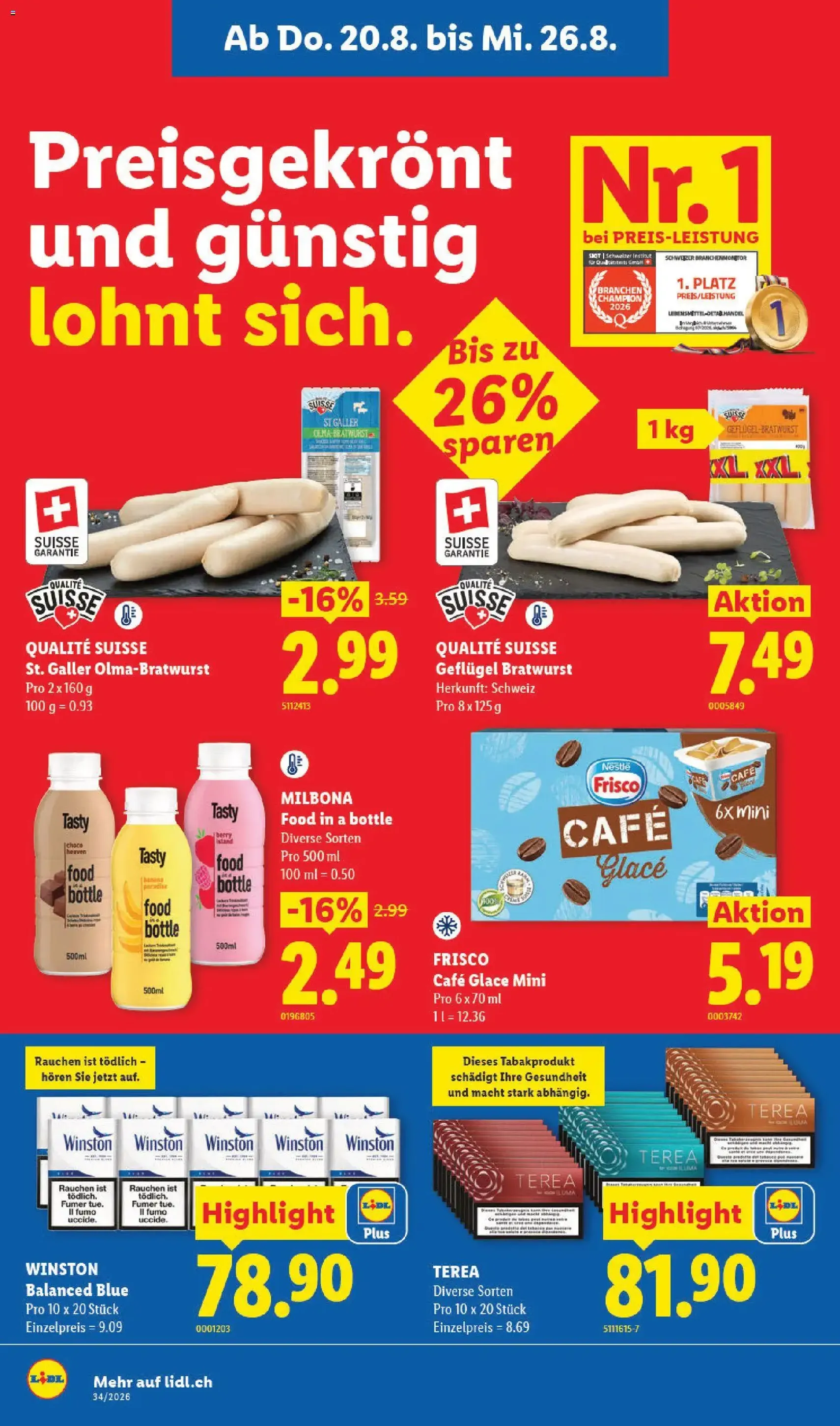 Lidl aktionen - Gültiger Prospekt ab 20.08.2026, Seite 16 von insgesamt 38