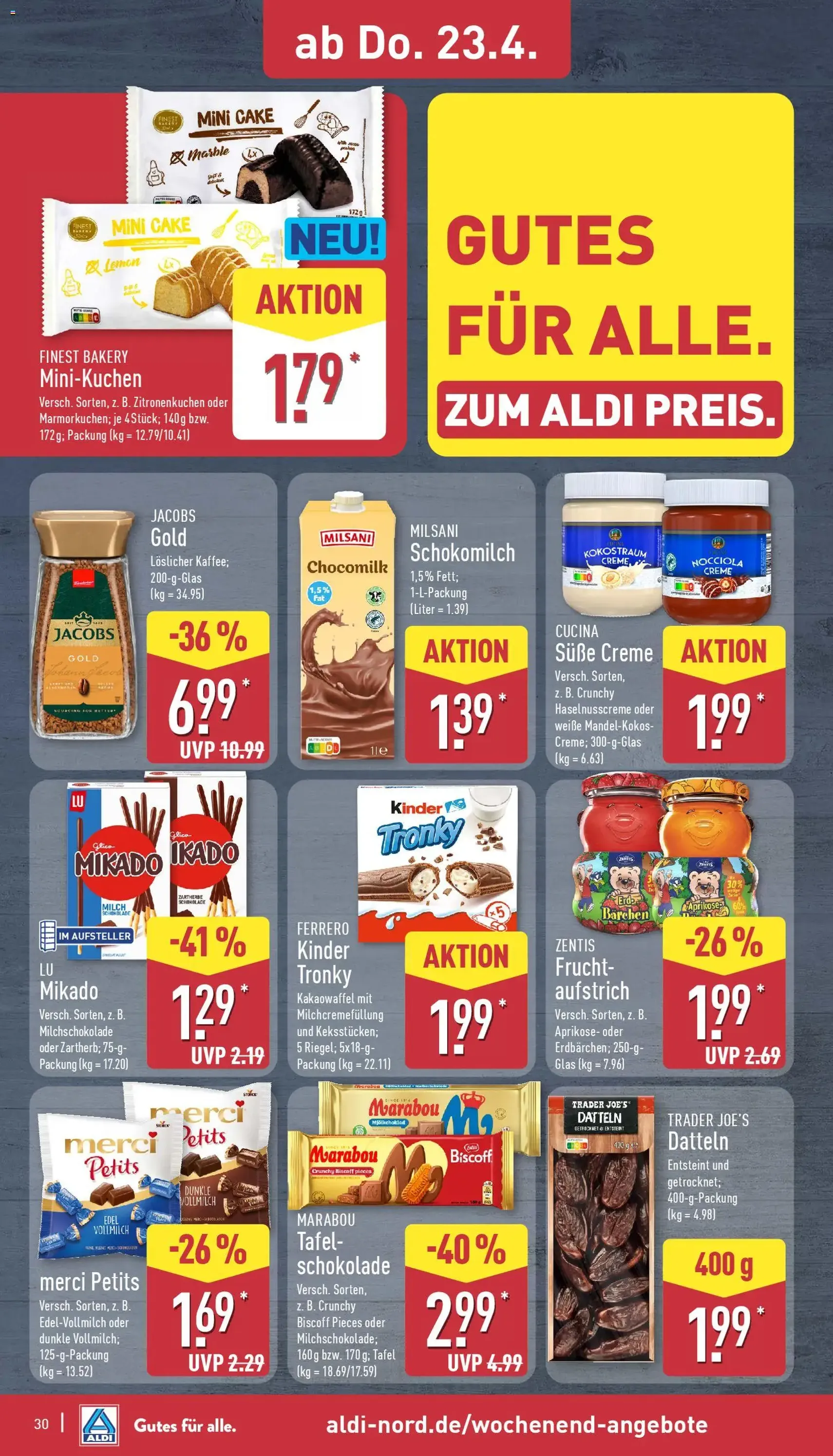Aldi Prospekt - Gültiger Prospekt ab 20.04.2026, Seite 30 von insgesamt 39
