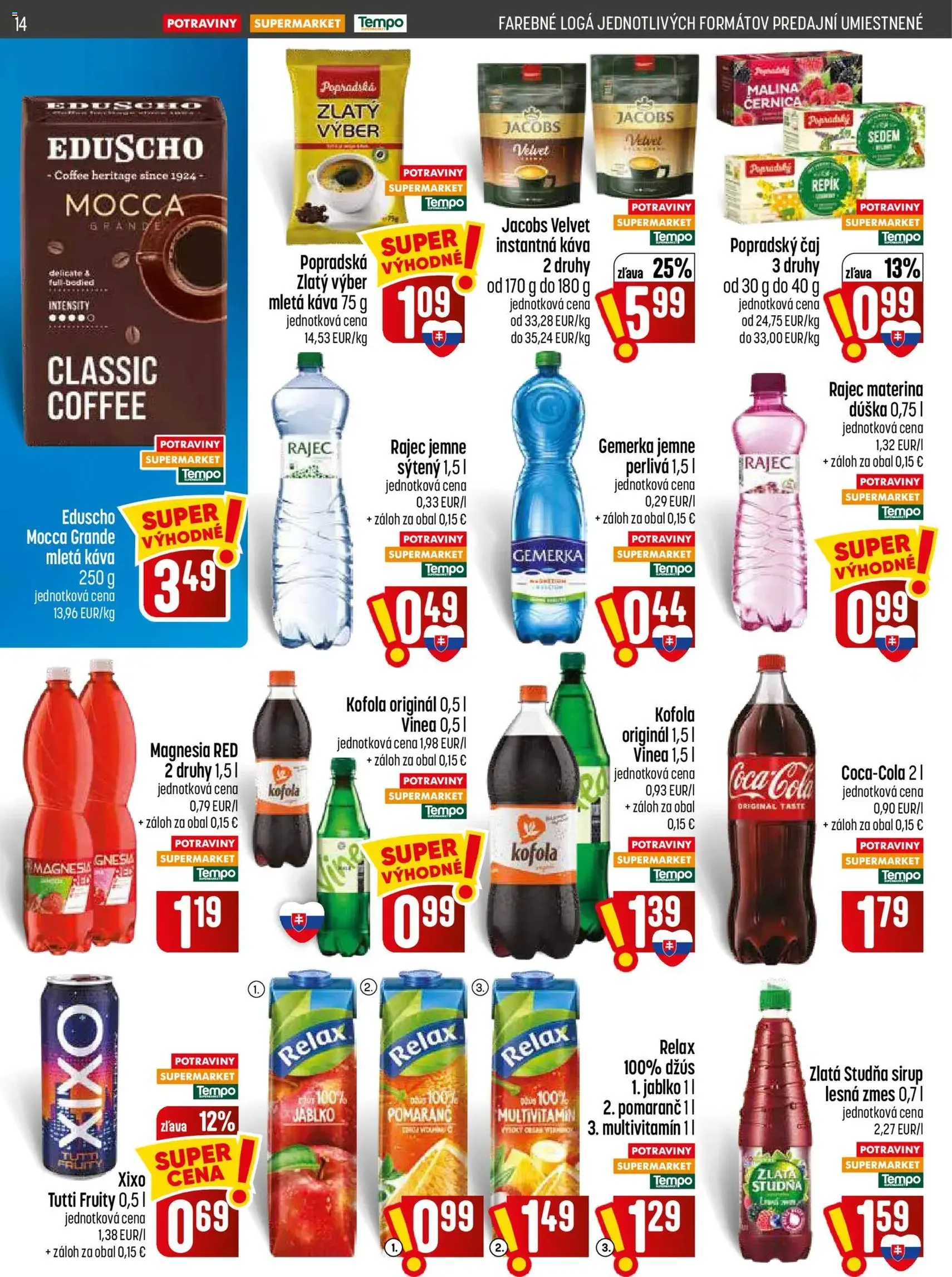 COOP Jednota leták - platný leták od 20.08.2026 strana 14 z 32