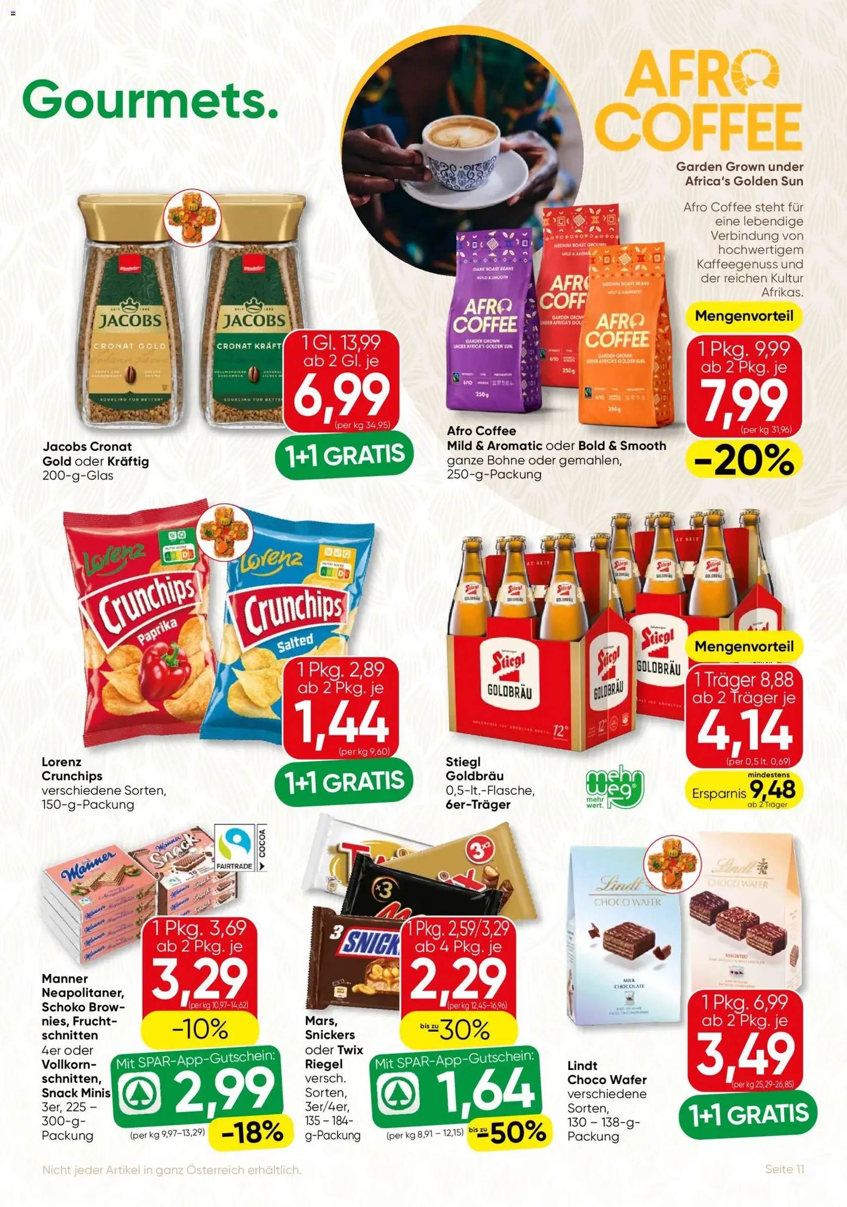 SPAR Gourmet Flugblatt - Gültiger Prospekt ab 22.10.2026, Seite 11 von insgesamt 12