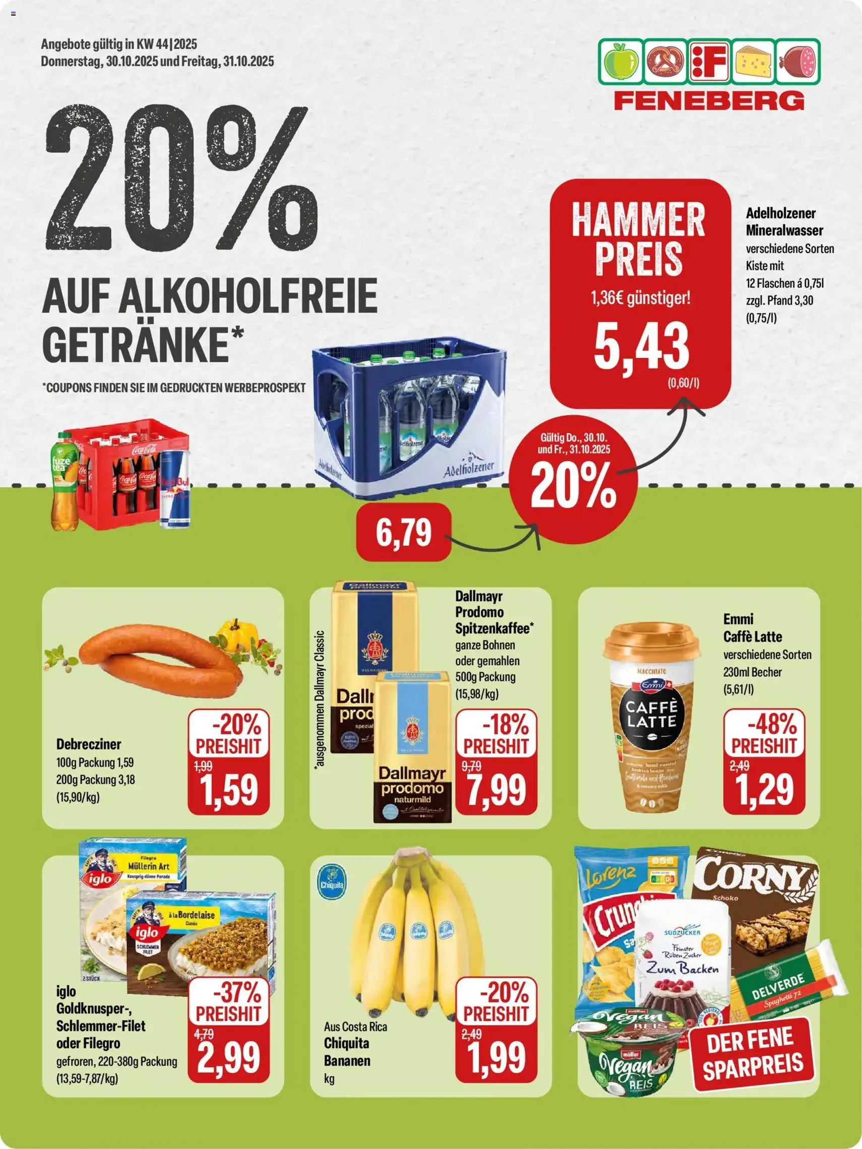 Feneberg Angebote - Gültiger Prospekt ab 30.10.2025, Seite 1 von insgesamt 16 Feneberg Angebote - Gültiger Prospekt ab 30.10.2025, Seite 1 von insgesamt 16