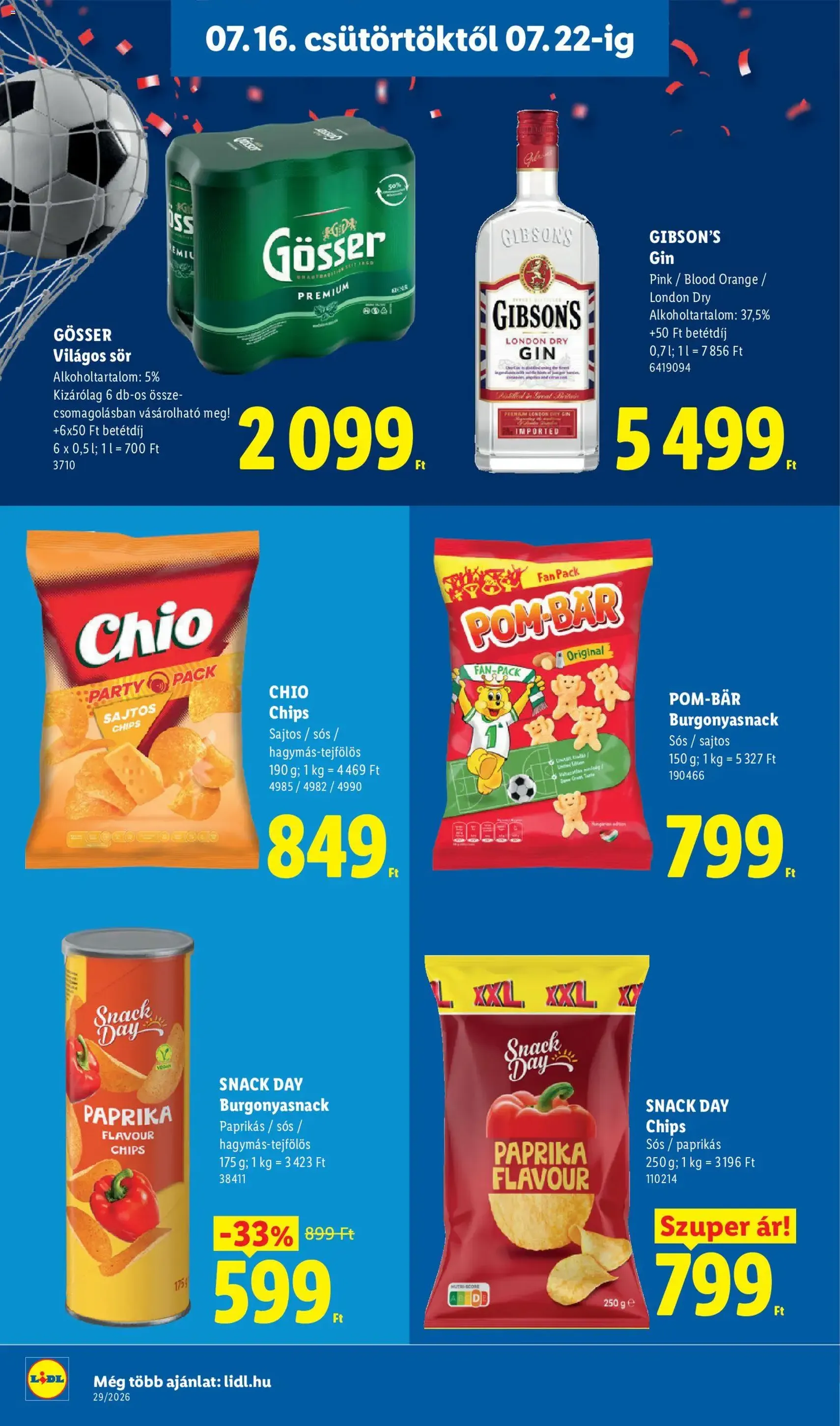 Lidl akciós újság - 2026.07.16. érvényes szórólap 24 oldal 88 oldalból