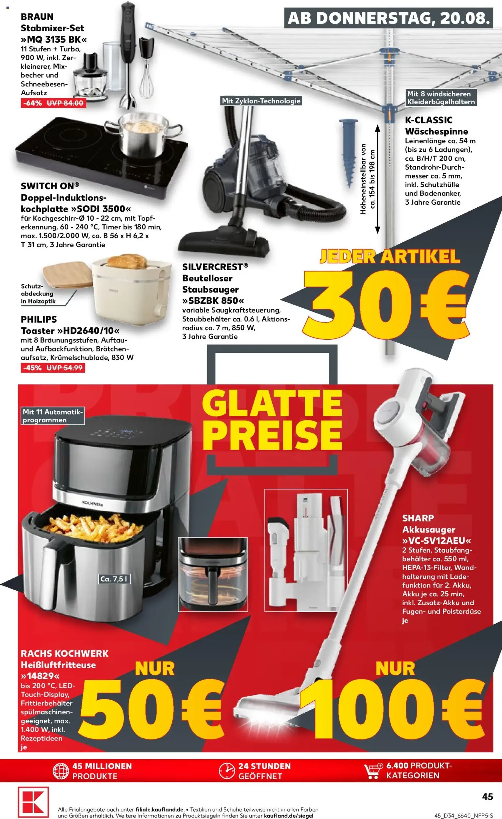 Kaufland Prospekt - Gültiger Prospekt ab 20.08.2026, Seite 45 von insgesamt 52