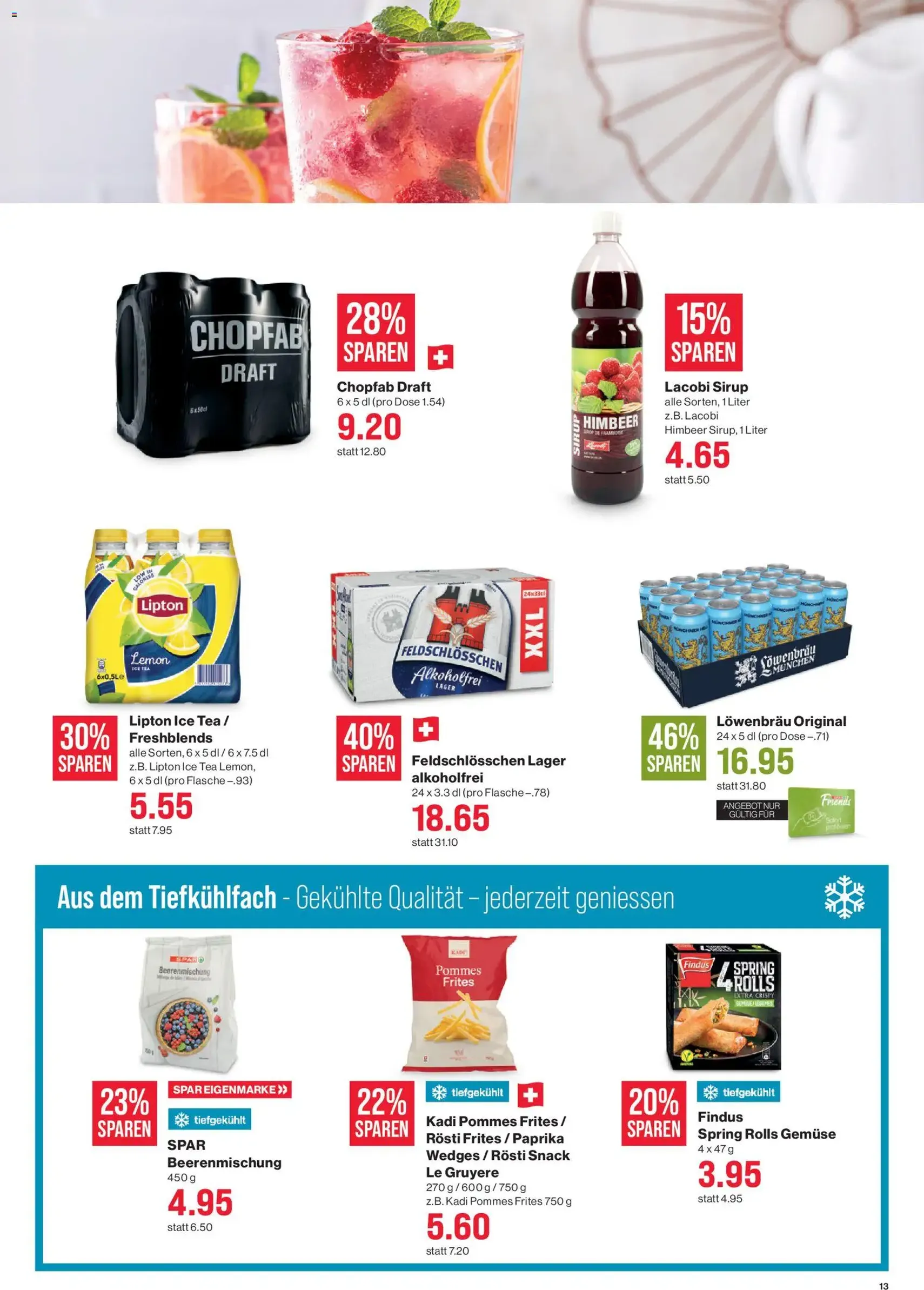 SPAR aktionen - Gültiger Prospekt ab 28.05.2026, Seite 13 von insgesamt 18