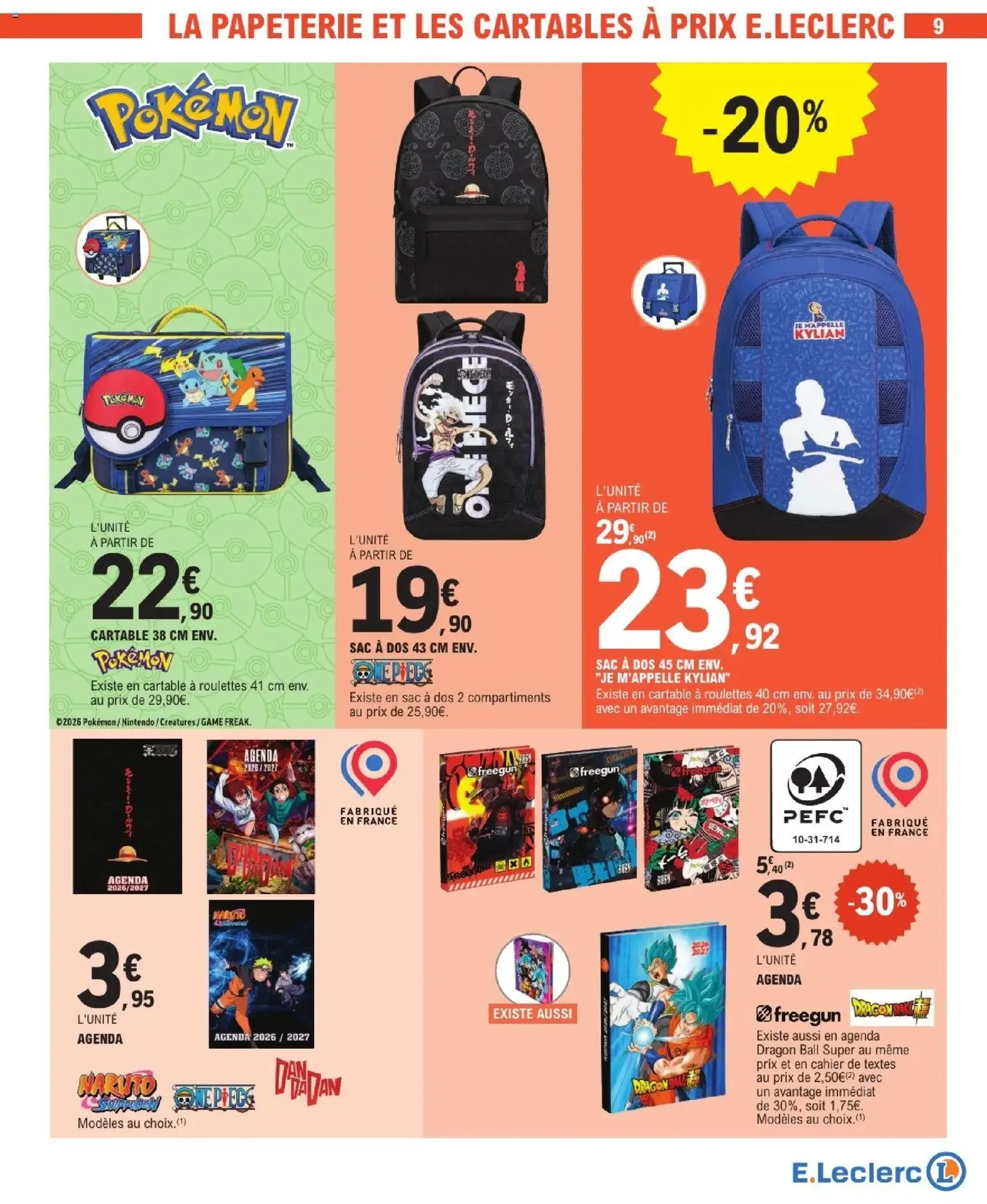 E.Leclerc catalogue - brochure valable à partir du 07/07/2026, page 9 sur 56