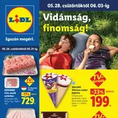 Lidl akciós újság - szórólap előnézete érvényes 2026.05.28. -tól