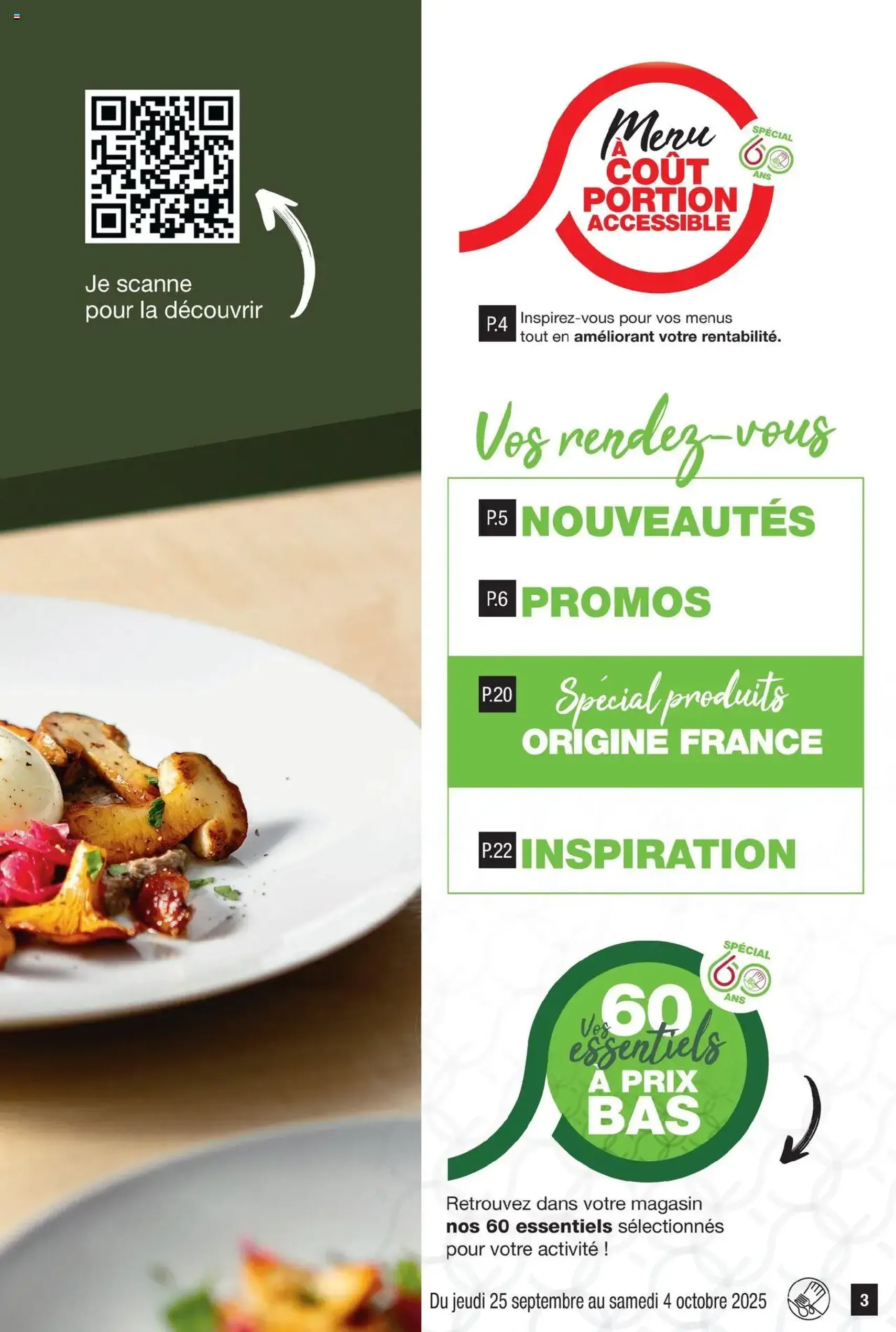 Promocash catalogue - brochure valable à partir du 25/09/2025, page 3 sur 24 Promocash catalogue - brochure valable à partir du 25/09/2025, page 3 sur 24
