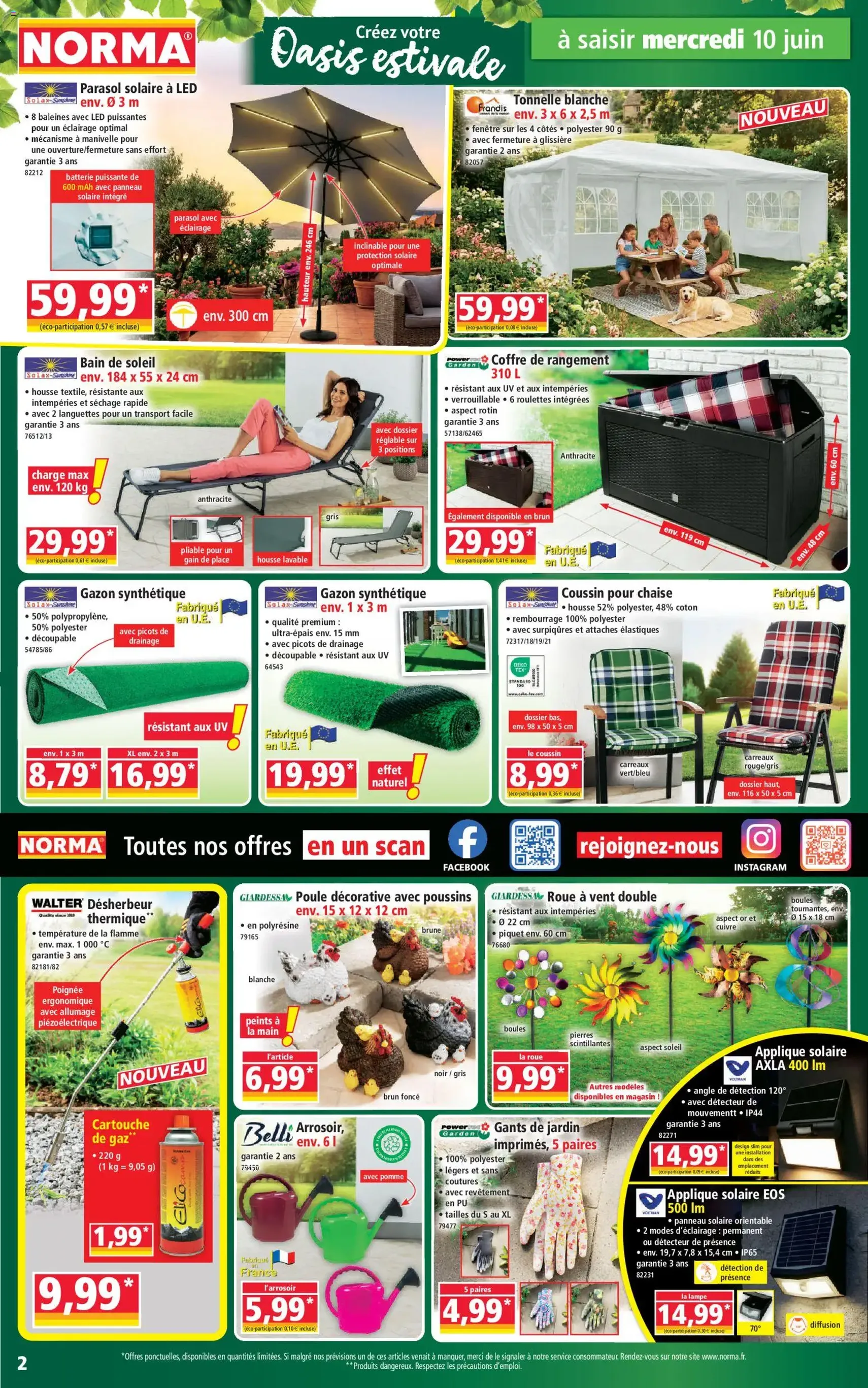 Norma catalogue - brochure valable à partir du 10/06/2026, page 2 sur 12