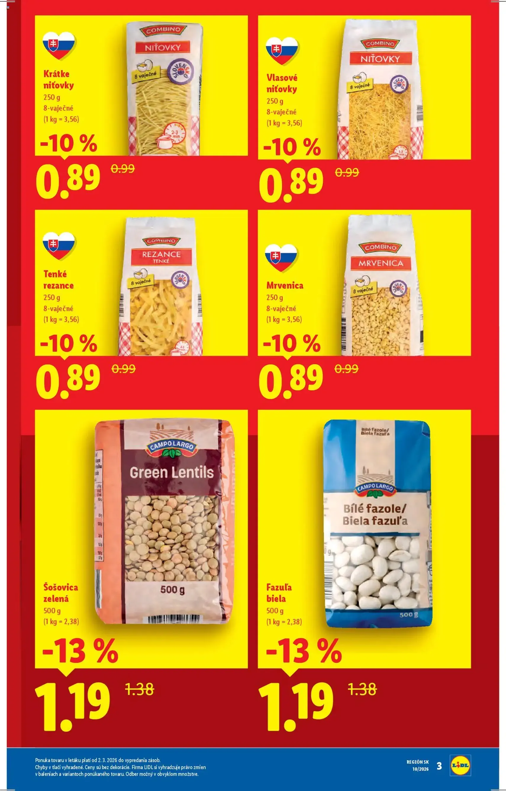 Lidl leták - platný leták od 02.03.2026 strana 3 z 107