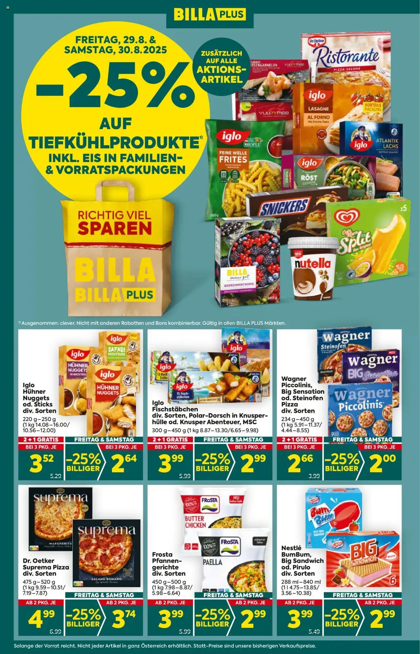 Billa Plus Flugblatt - Gültiger Prospekt ab 28.08.2025, Seite 4 von insgesamt 16 Billa Plus Flugblatt - Gültiger Prospekt ab 28.08.2025, Seite 4 von insgesamt 16