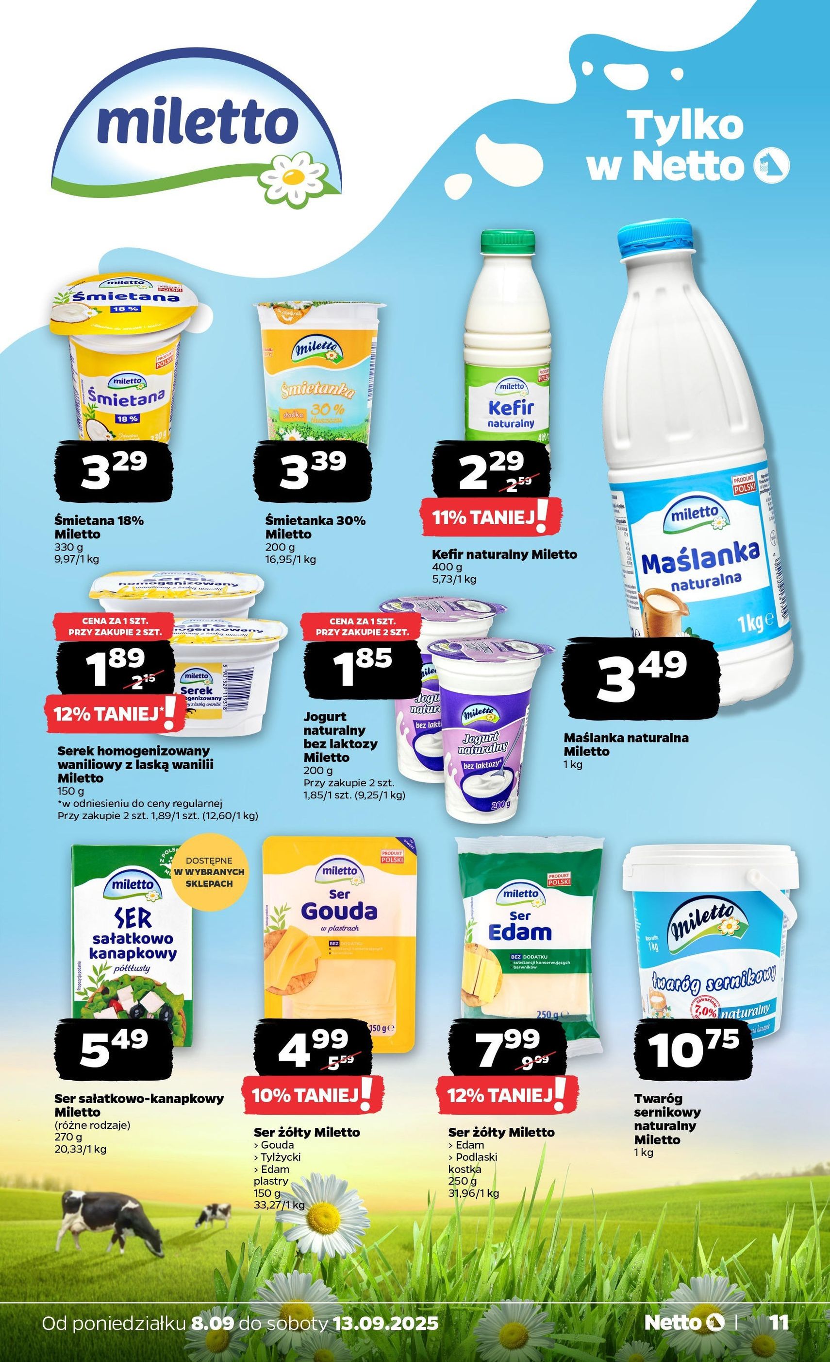 Netto gazetka - Spożywcza - ważny gazetka od 08.09.2025 strona 11 z 30 Netto gazetka - Spożywcza - ważny gazetka od 08.09.2025 strona 11 z 30