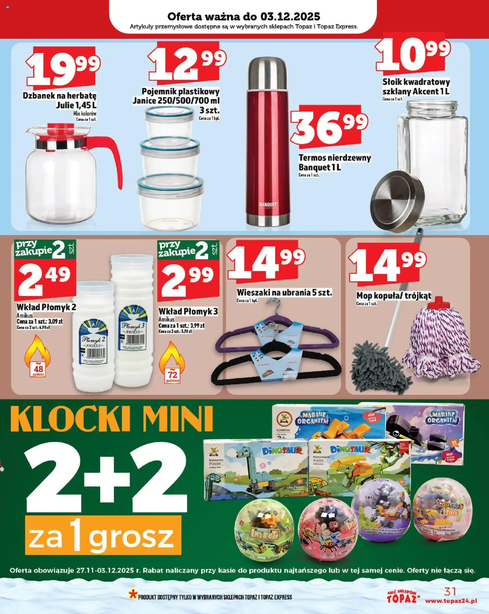 Topaz Black Friday - ważny gazetka od 27.11.2025 strona 31 z 32