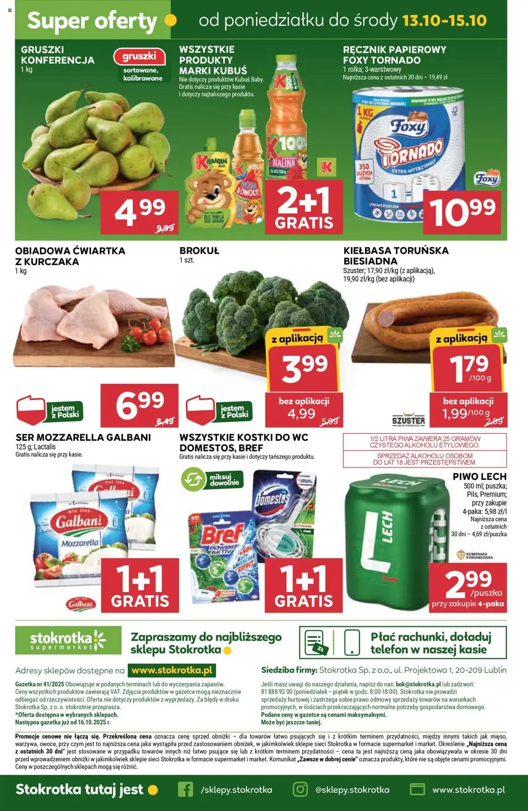Stokrotka Gazetka - ważny gazetka od 09.10.2025 strona 48 z 49 Stokrotka Gazetka - ważny gazetka od 09.10.2025 strona 48 z 49