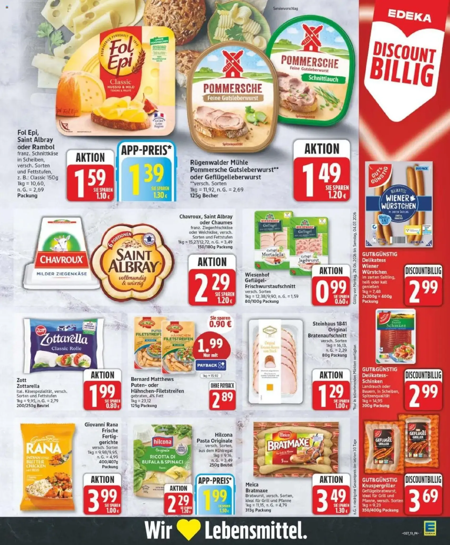 Edeka Prospekt - Gültiger Prospekt ab 29.06.2026, Seite 13 von insgesamt 23